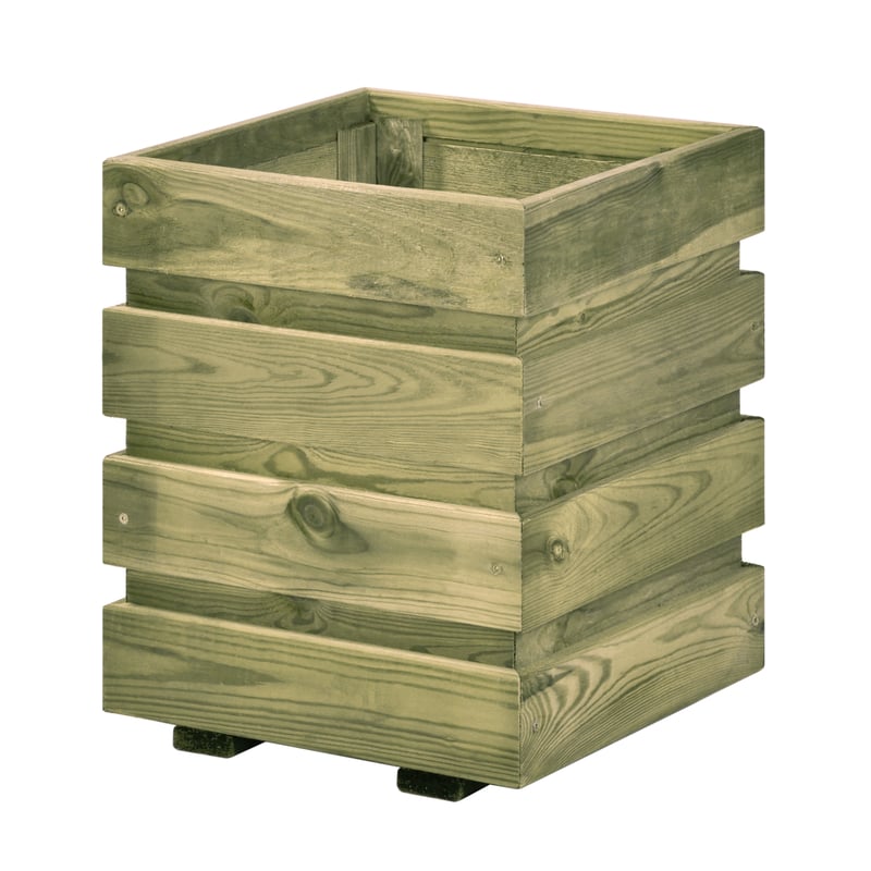 Donica drewniana Fix 30x30x37 cm Sobex