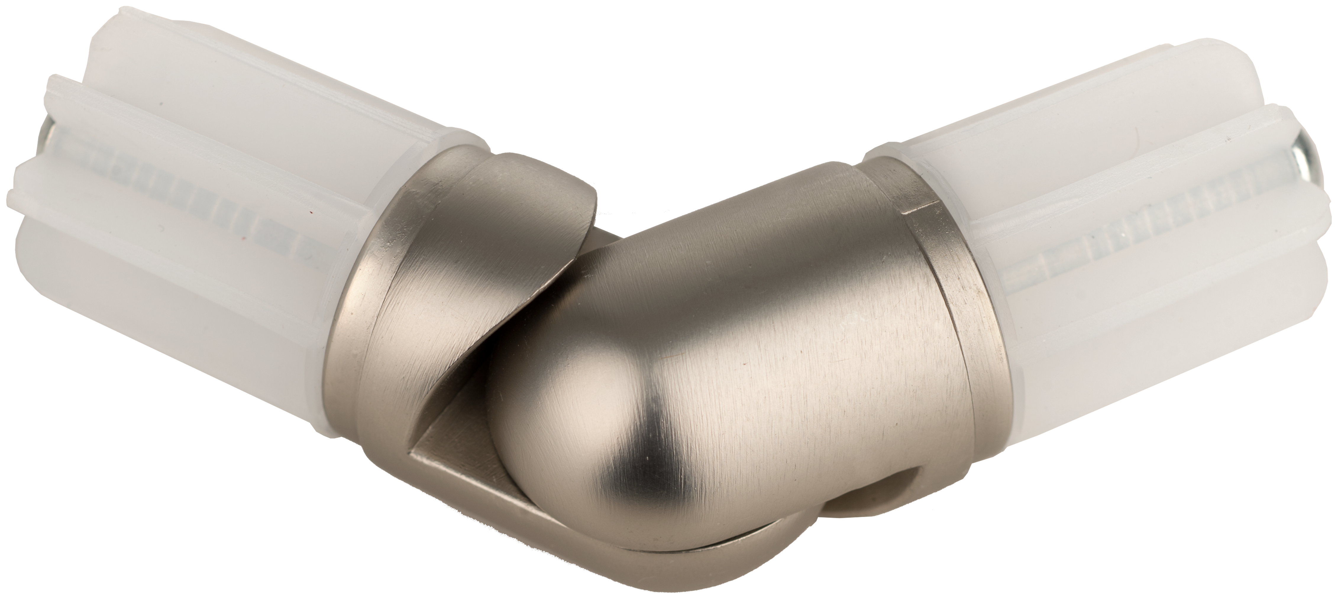 Łącznik kątowy do karnisza chrom mat 25 mm Inspire