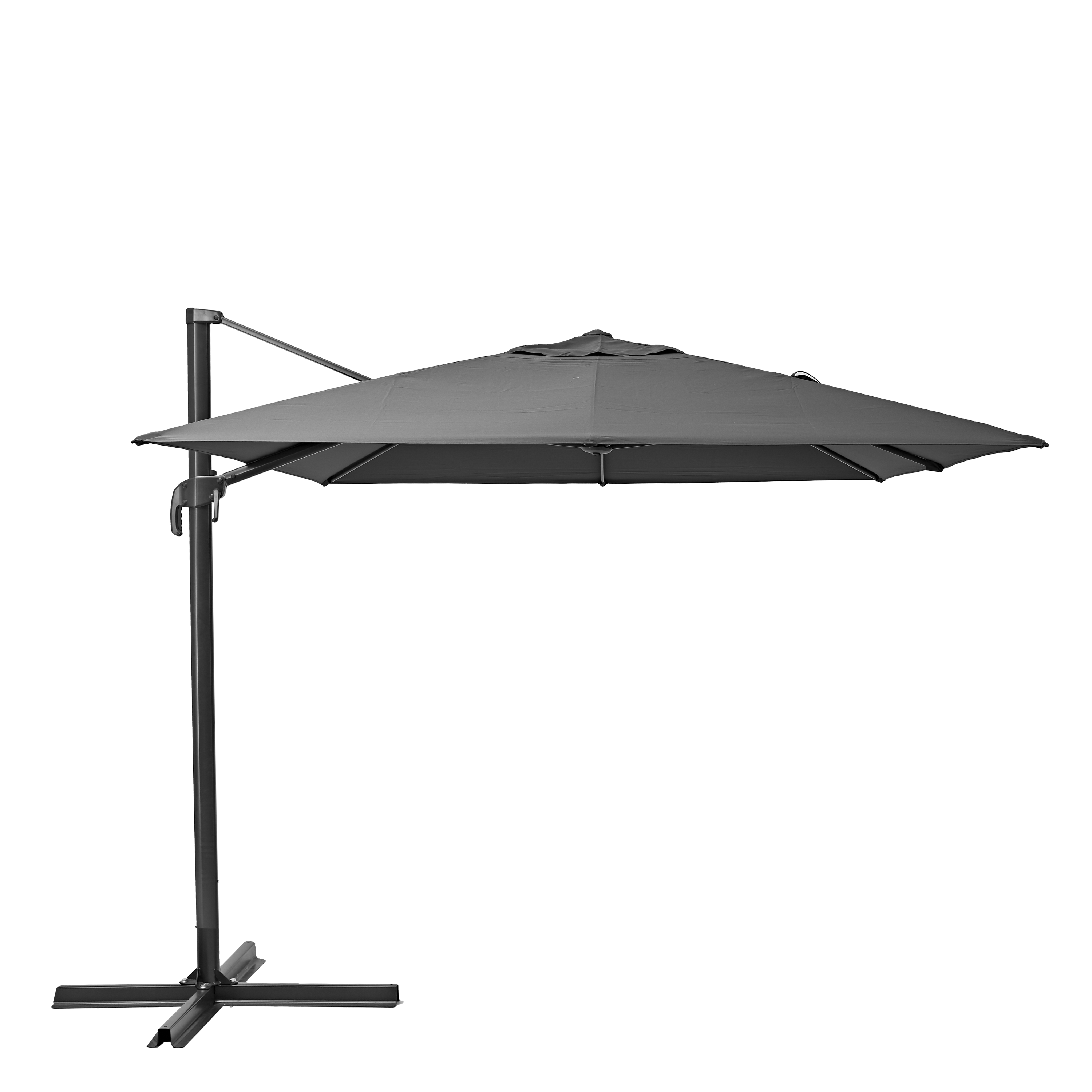 Parasol ogrodowy Aura 290x390x275 cm antracytowy Naterial