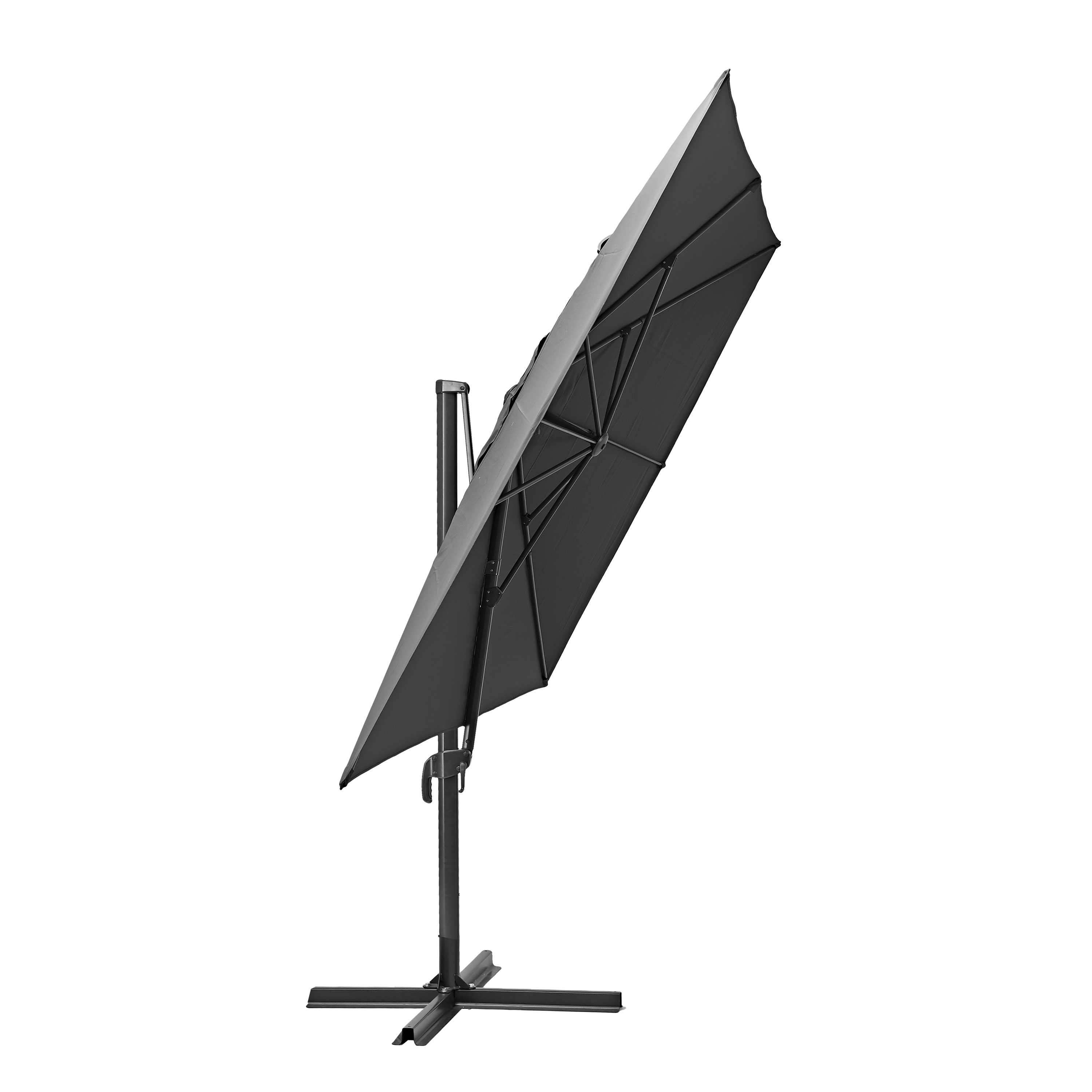 Parasol ogrodowy Aura 290x390x275 cm antracytowy Naterial - 12