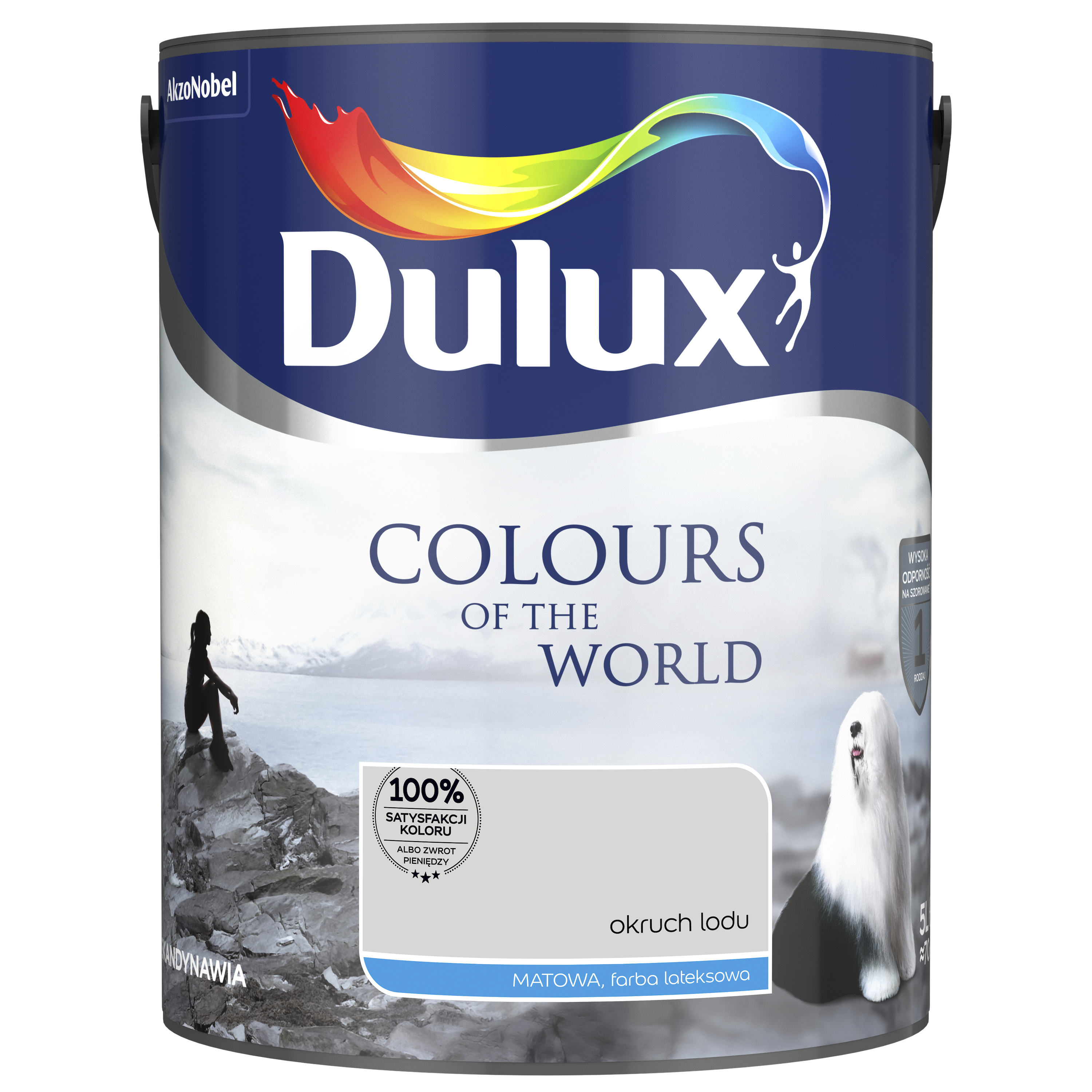 Farba Dulux Kolory świata Okruch lodu 5 l