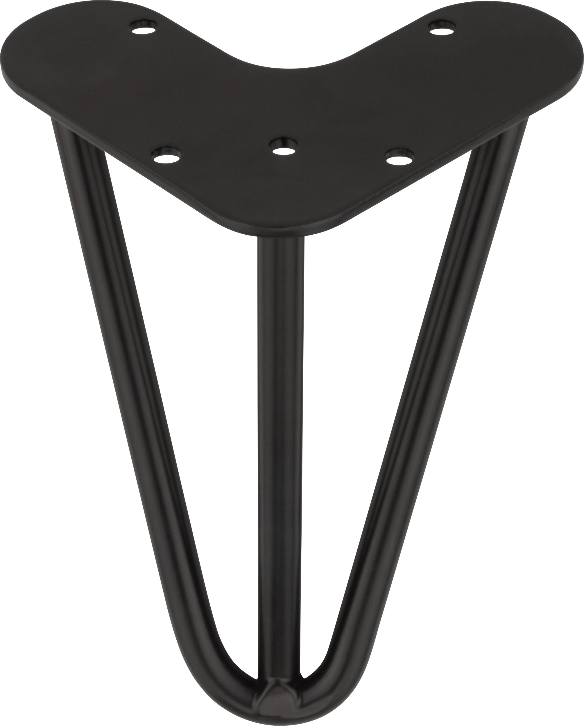 Noga meblowa metalowa 15 cm czarna