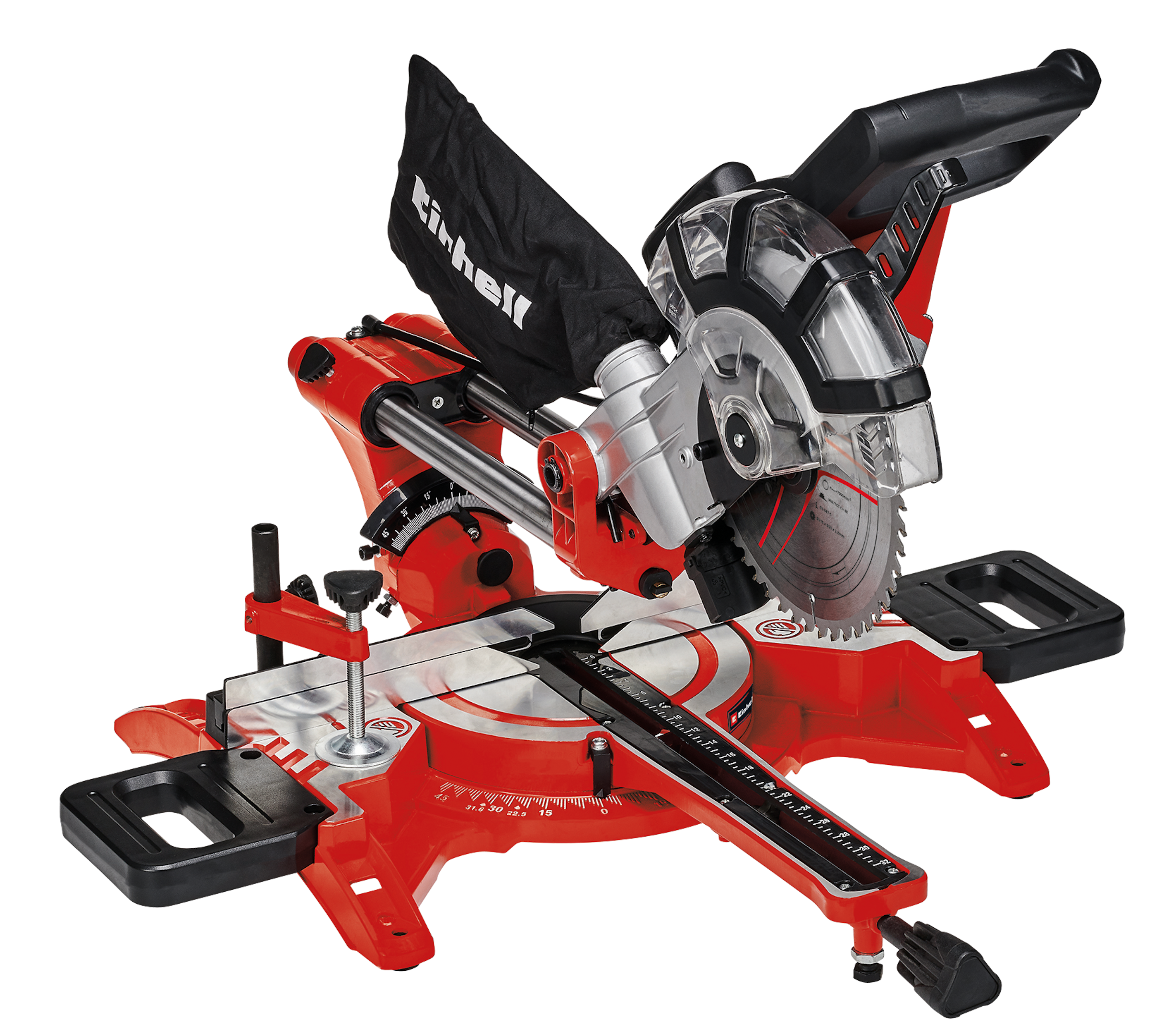 Ingletadora telescópica einhell tc-sm 2131/1 dual de 1500 w disco 210 mm