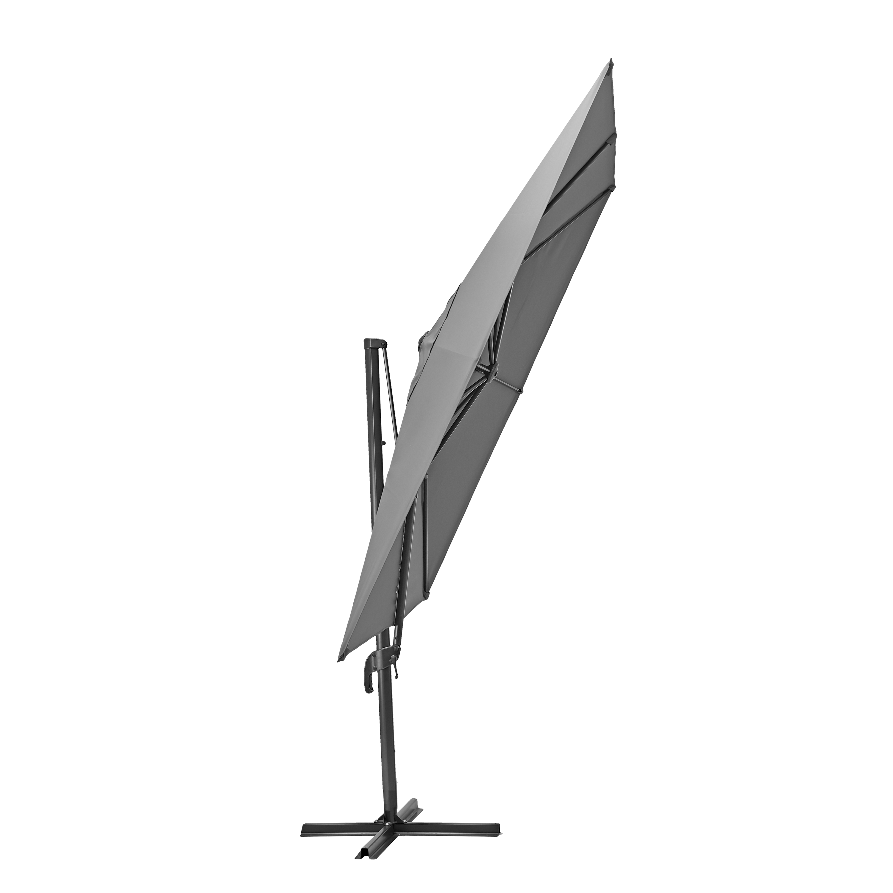Parasol ogrodowy Aura 290x290x264 cm antracytowy Naterial - 12