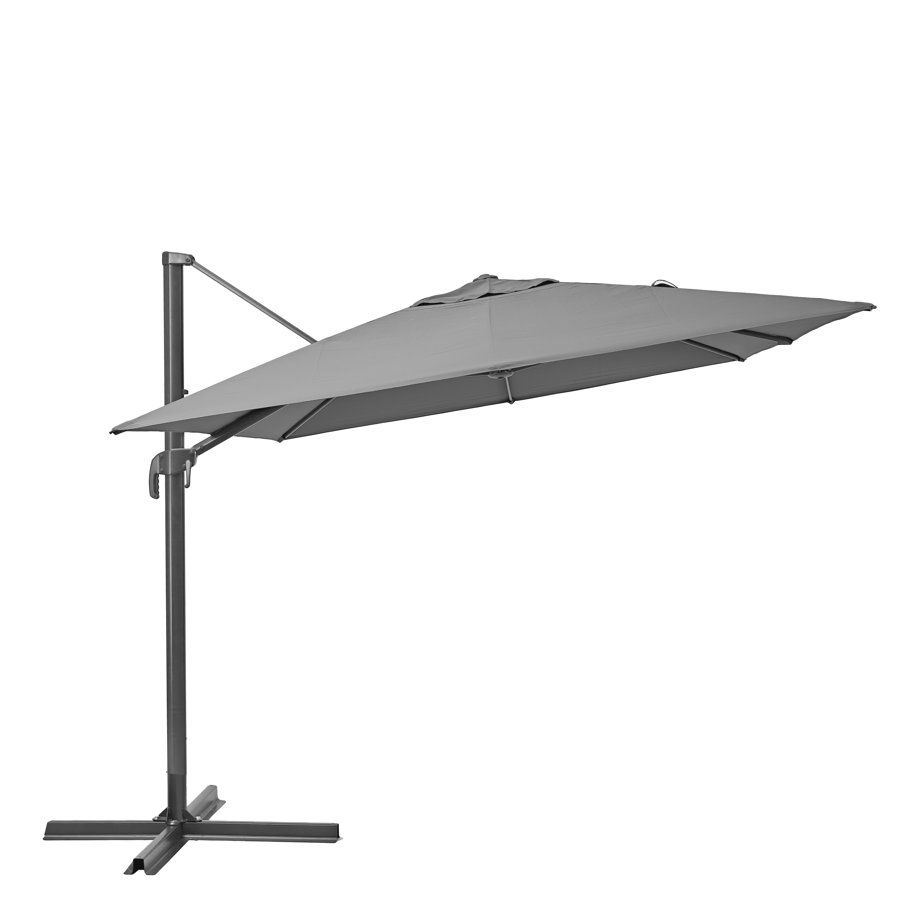 Parasol ogrodowy Aura 290x390x275 cm antracytowy Naterial - 11