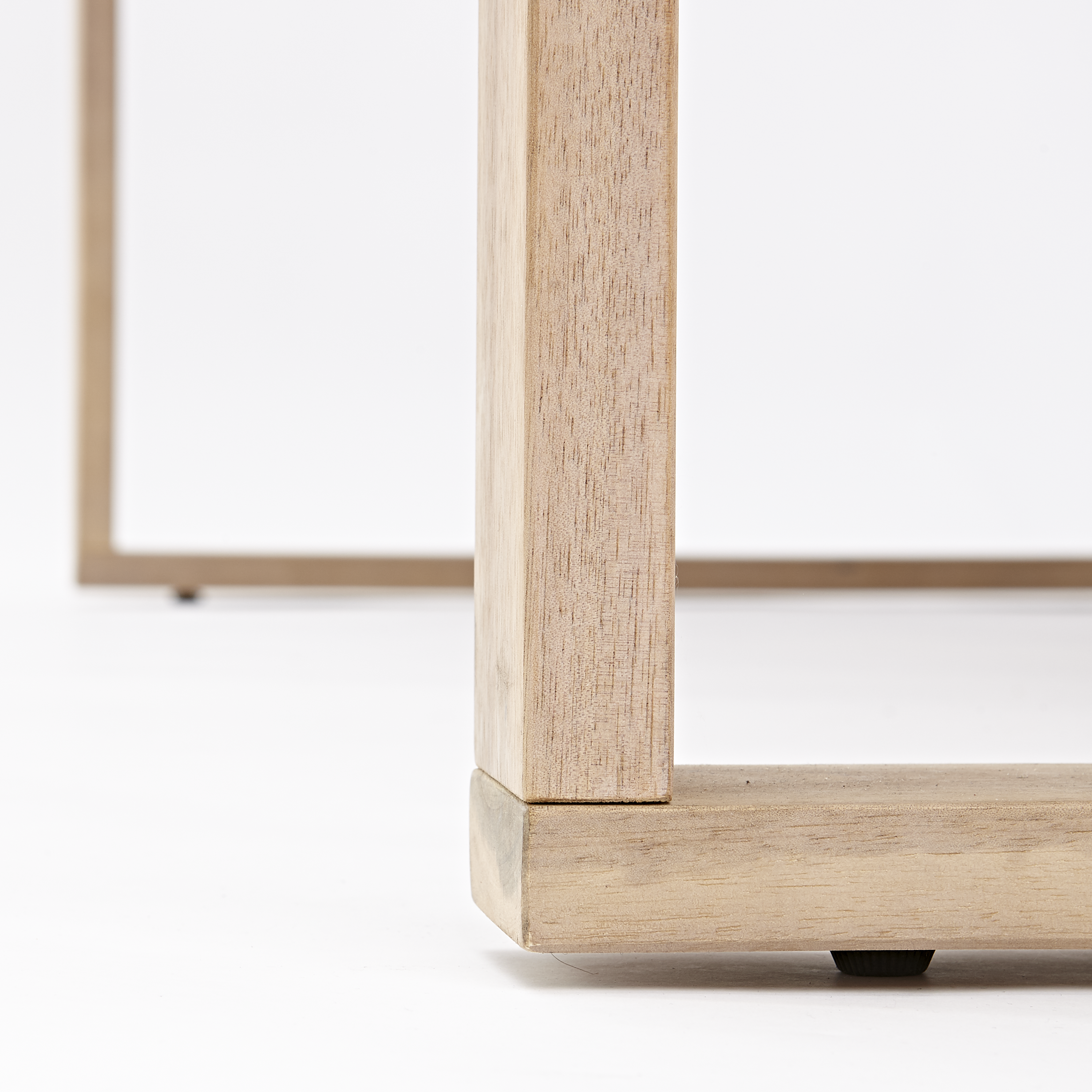 Tavolo allungabile da esterno rettangolare in acacia naturale 8 posti L da 180 a 240x90cm, Solaris NATERIAL - 27