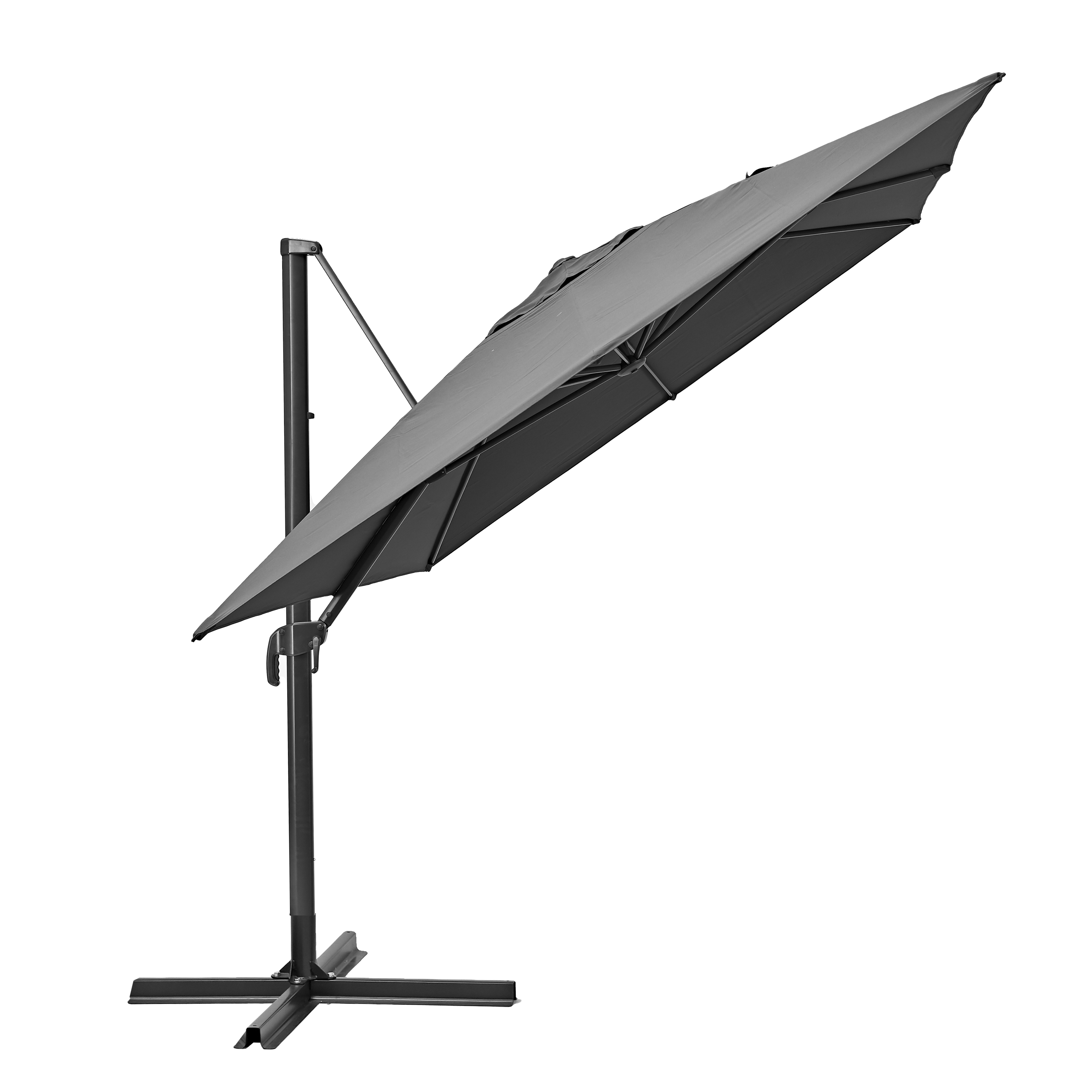 Parasol ogrodowy Aura 290x390x275 cm antracytowy Naterial - 10