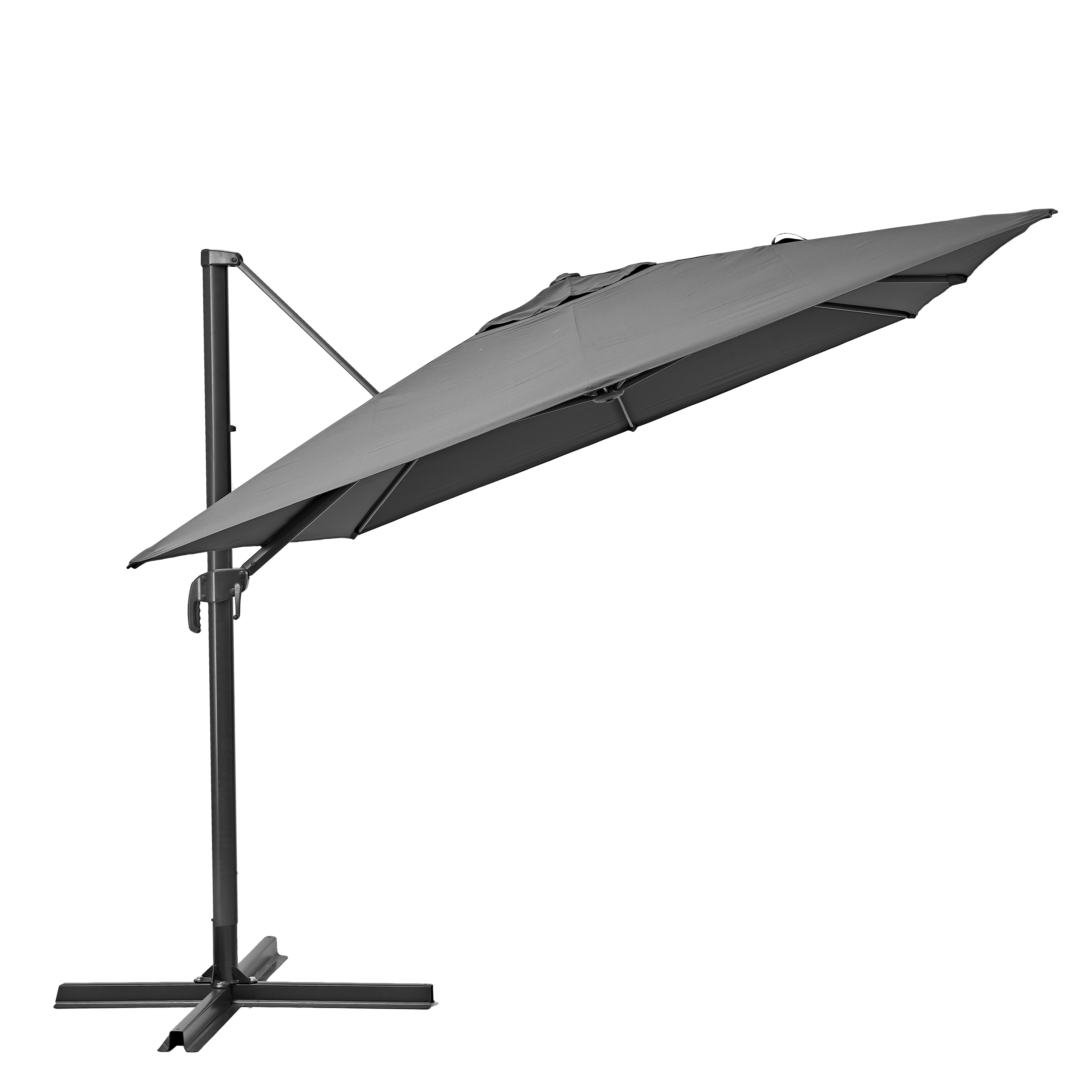 Parasol ogrodowy Aura 290x390x275 cm antracytowy Naterial - 9