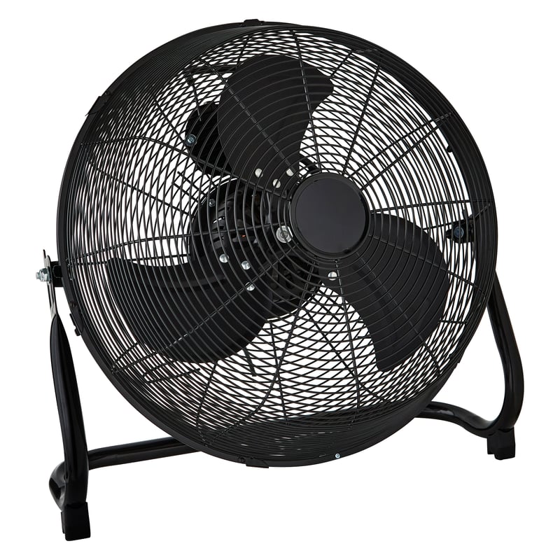 Wentylator podłogowy cyrkulacyjny bębnowy 40 cm 60W czarny Equation