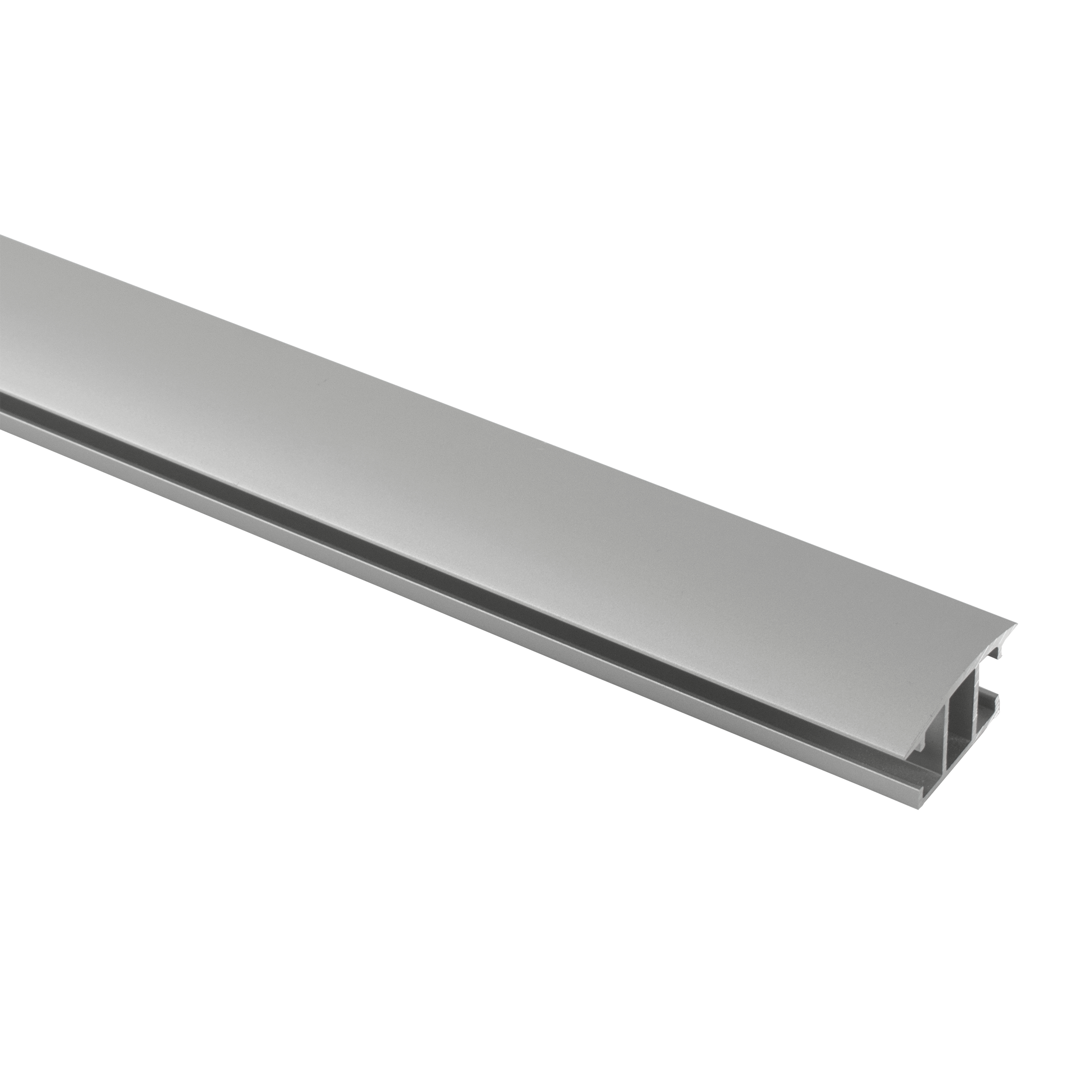 Profil szyna sufitowa 240 cm srebrny aluminiowy 20 mm płaski
