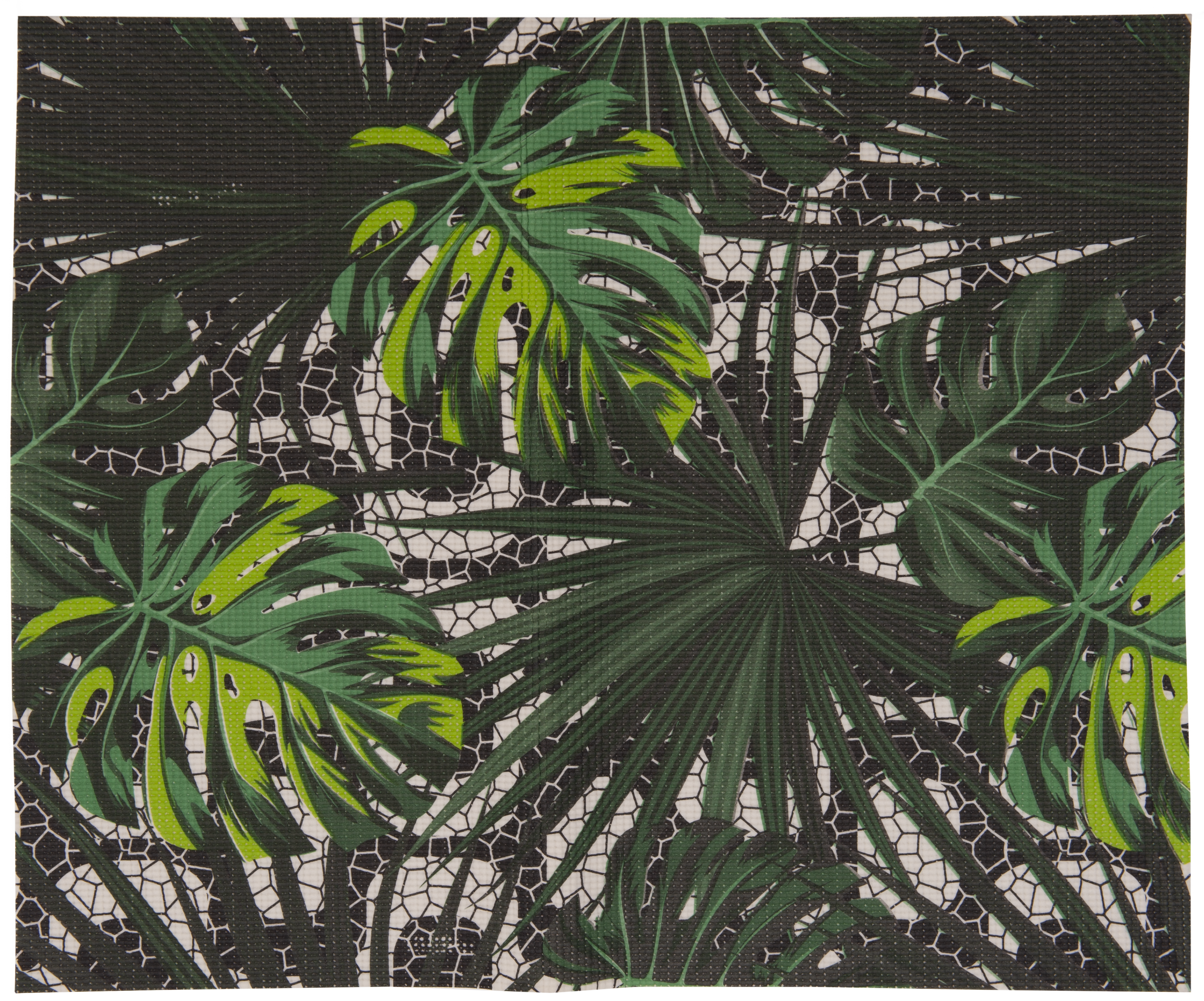 Mata dekoracyjna na mb Premium Monstera zielono-biała szer. 65 cm