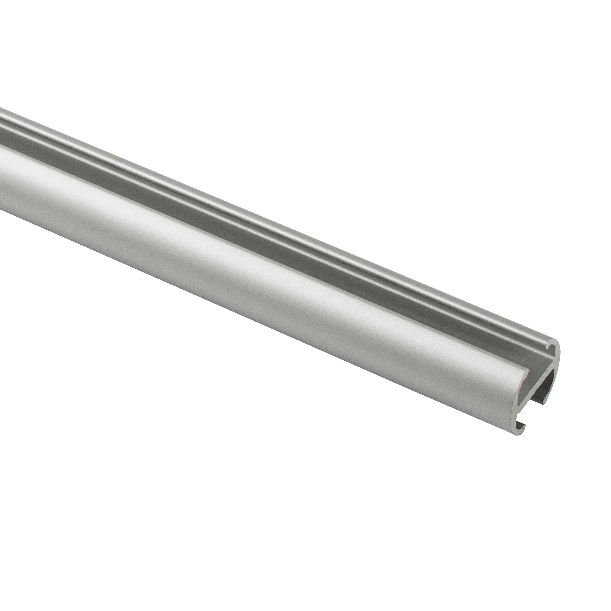Profil szyna sufitowa 160 cm srebrny aluminiowy 20 mm okrągły