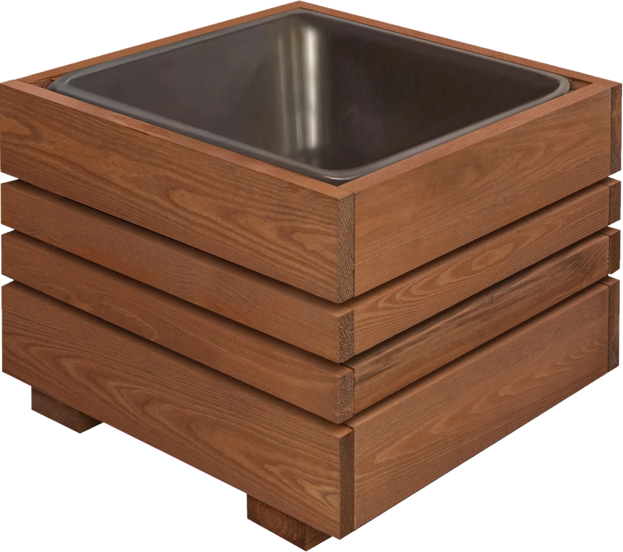 Donica drewniana Goteborg 41x41x32 cm wiśnia Werth-Holz