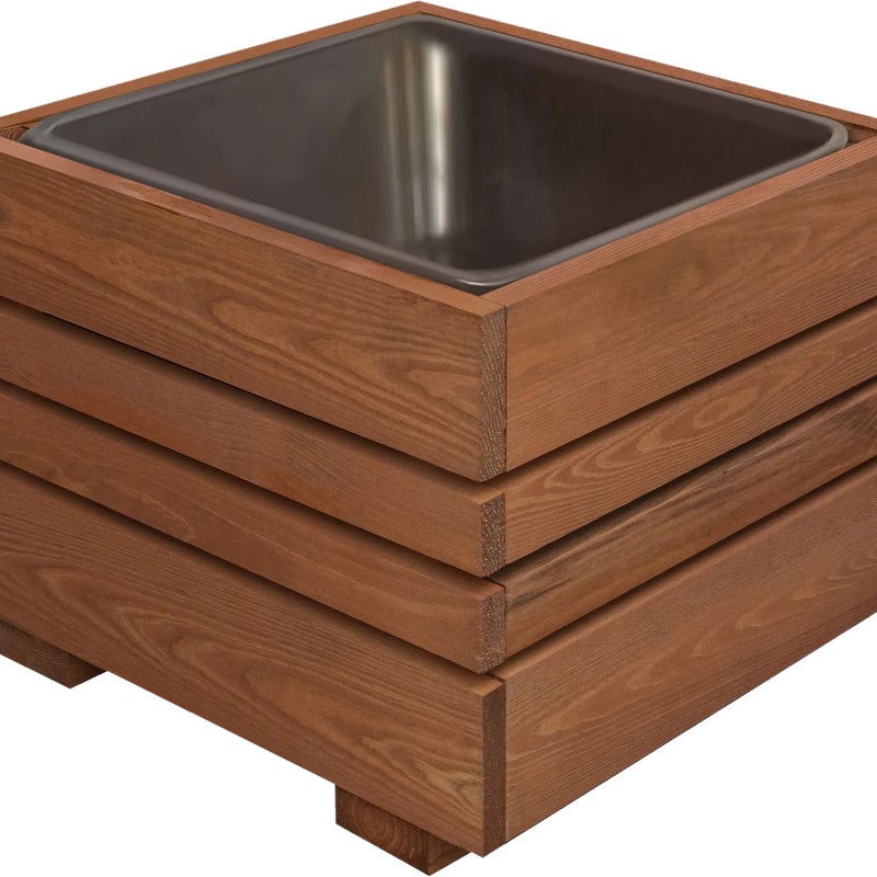 Donica drewniana Goteborg 41x41x32 cm wiśnia Werth-Holz