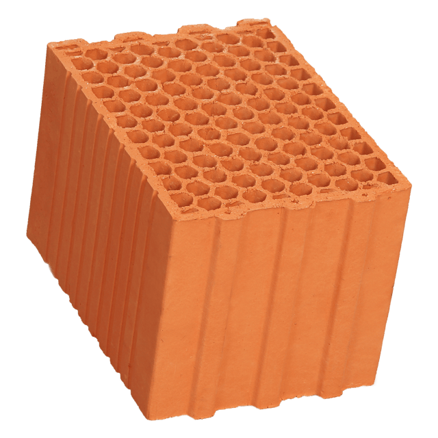 Pustak ceramiczny Termoton Diament 25 P+W Kl.15 32.5x25x23.5 cm Owczary