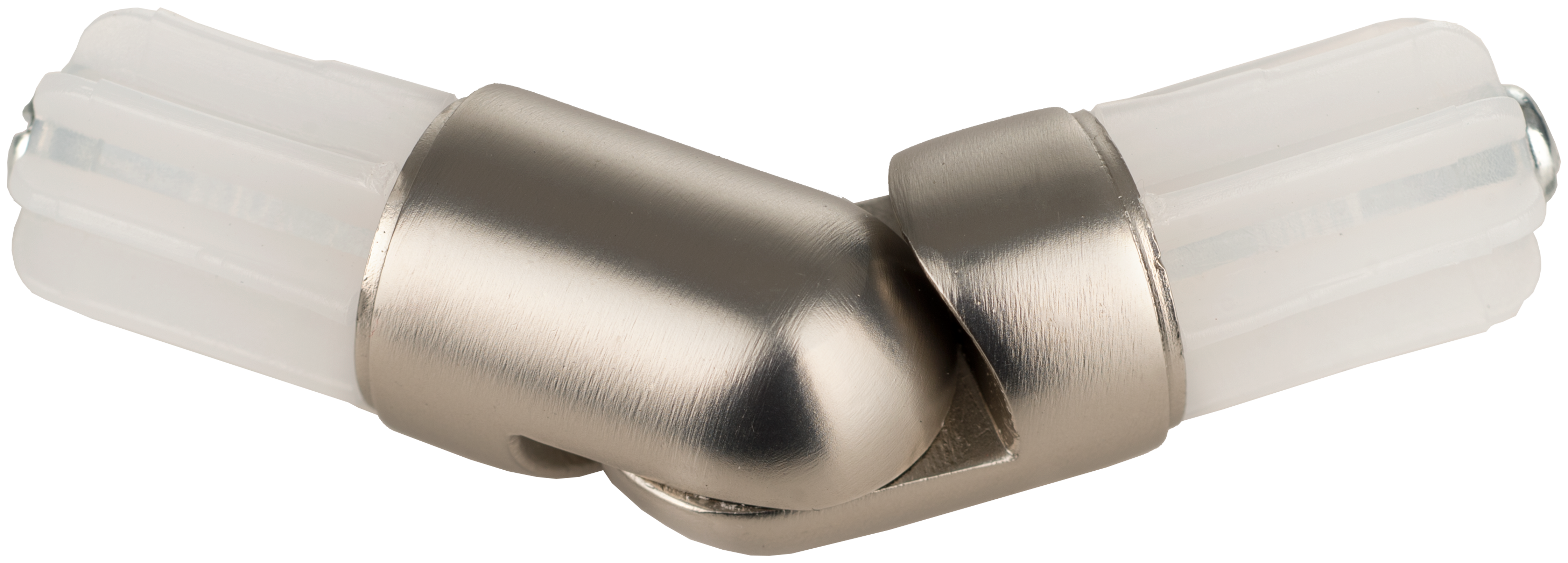 Łącznik kątowy do karnisza chrom mat 19 mm Inspire