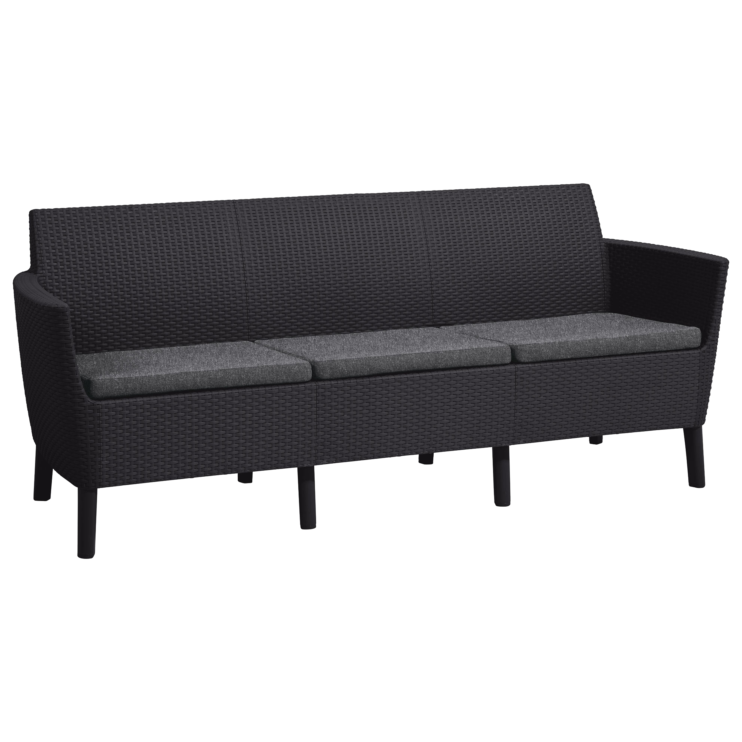 Sofa ogrodowa Salemo 187x76 cm antracytowa Keter