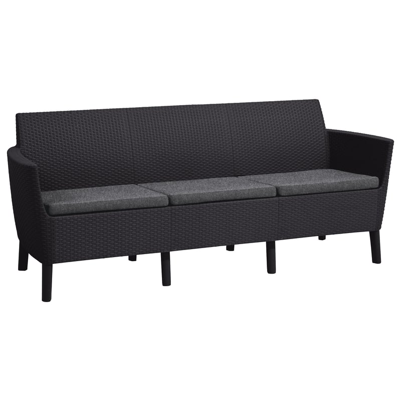 Sofa ogrodowa Salemo 187x76 cm antracytowa Keter
