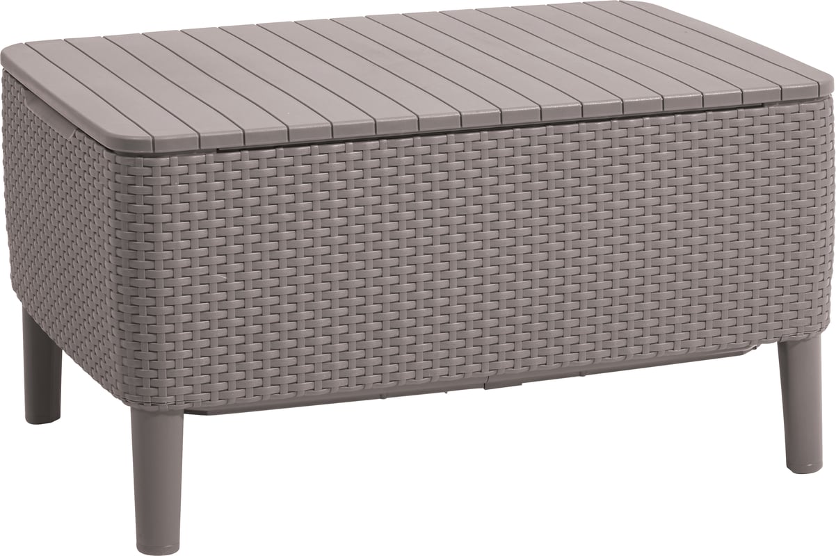 Stolik ogrodowy ze schowkiem Salemo 56x76 cm cappuccino Keter