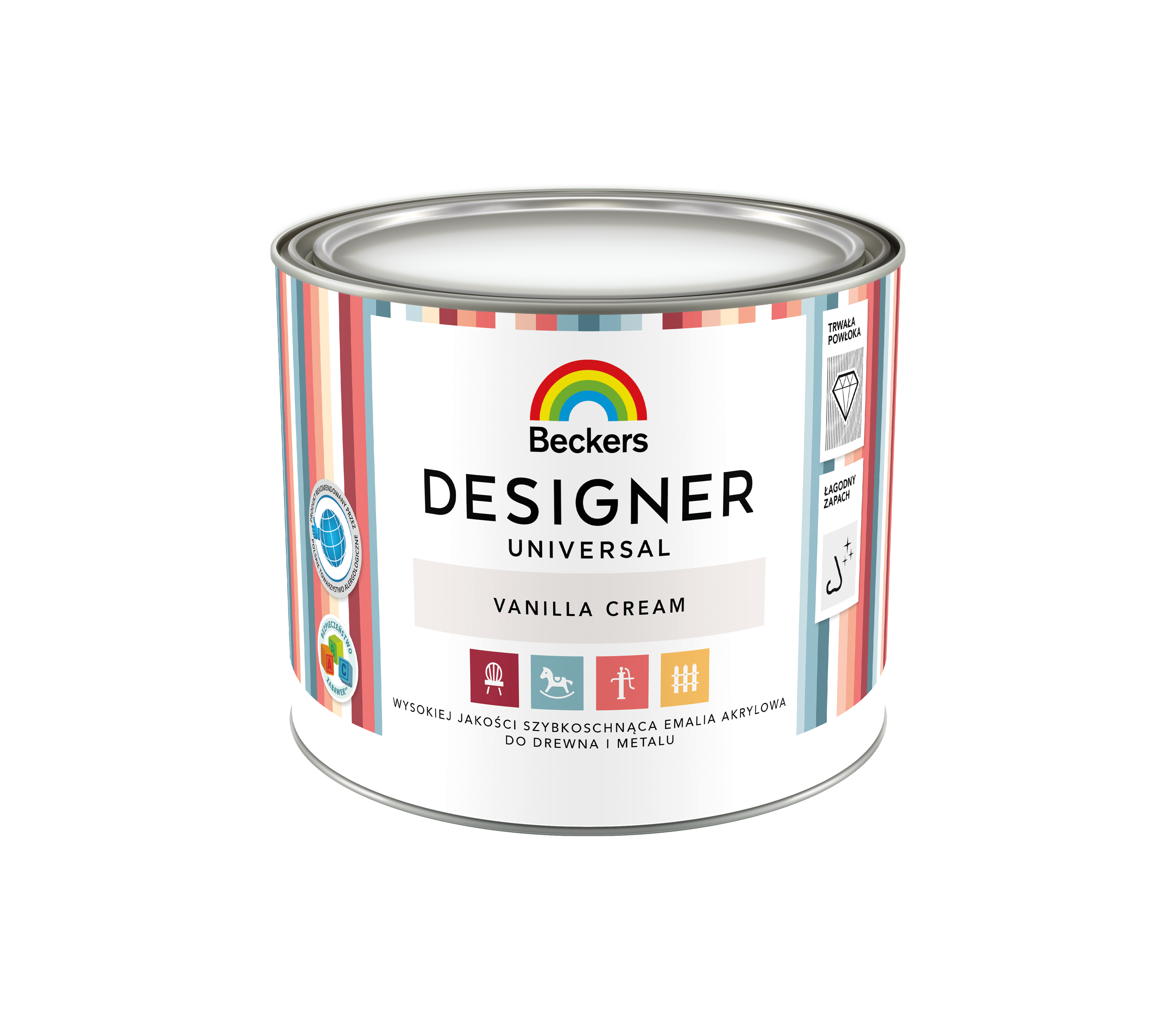 Emalia DESIGNER UNIVERSAL 0.5 l Vanilla cream BECKERS