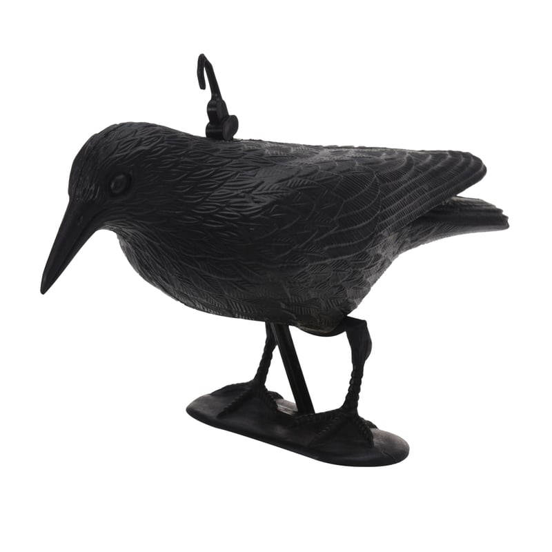 Odstraszacz ptaków siedzący plastikowy kruk