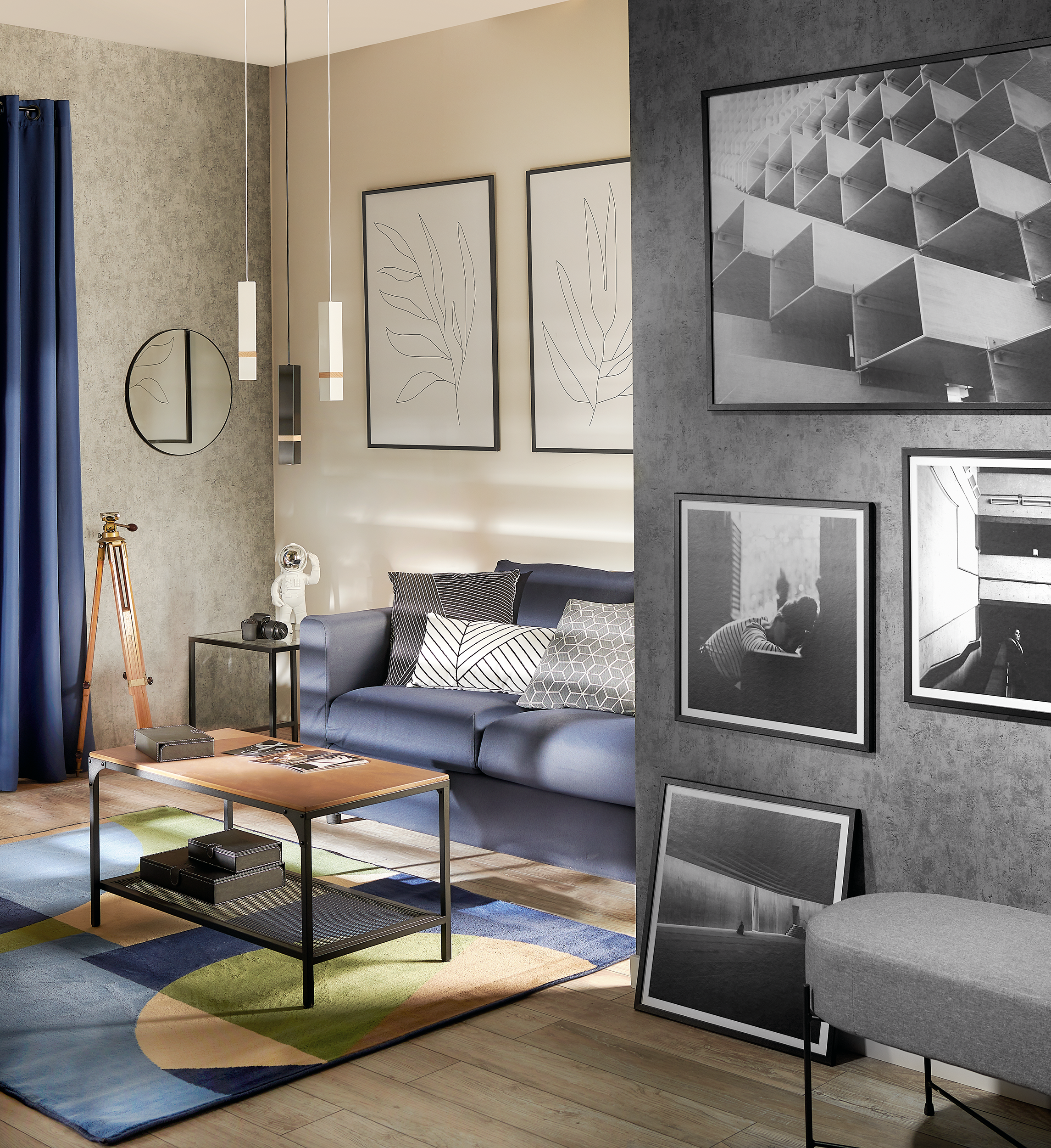 Lampa wisząca Vidar czarna GU10 Eko-Light - 4