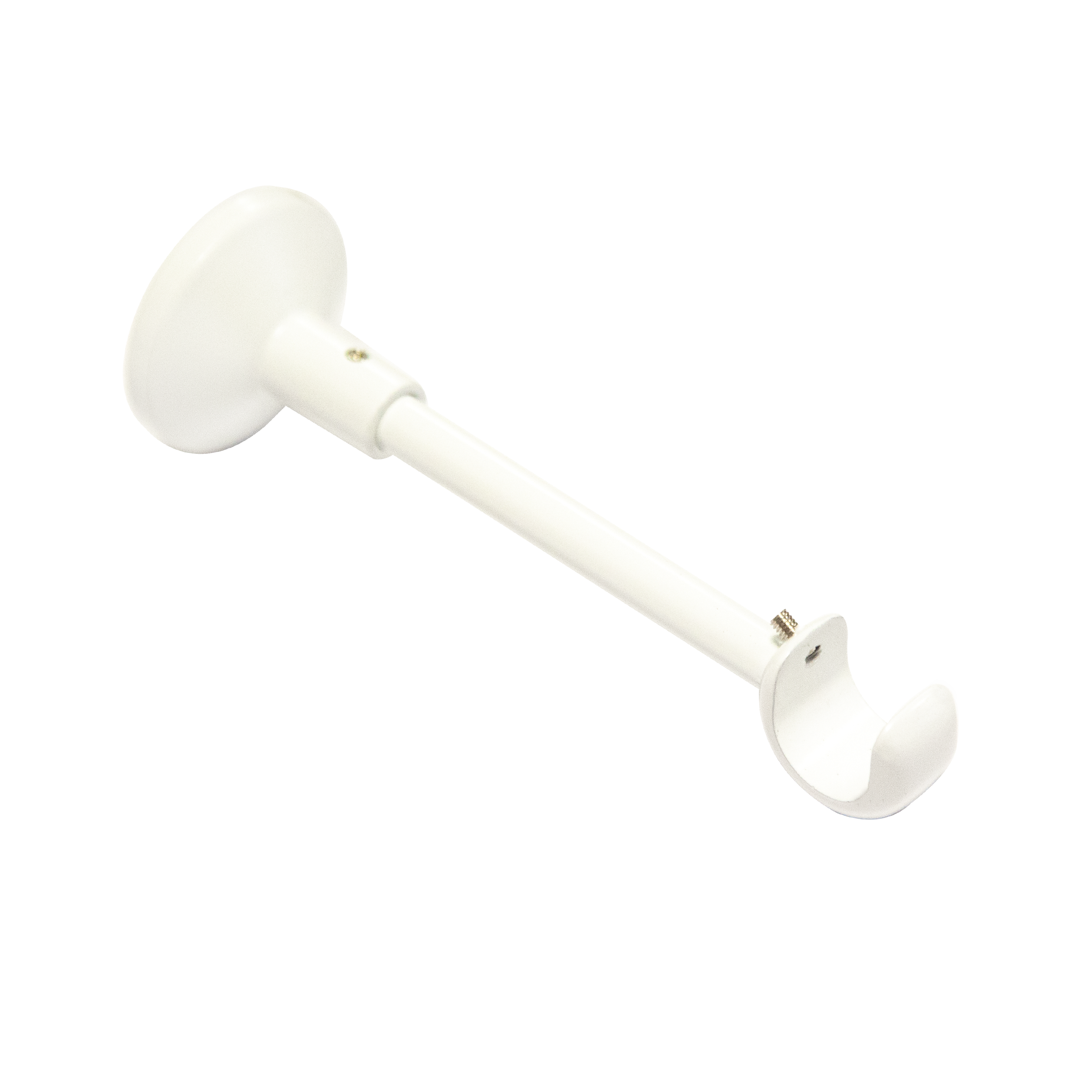 Wspornik do karnisza 19 mm pojedynczy biały mat 150 mm Inspire