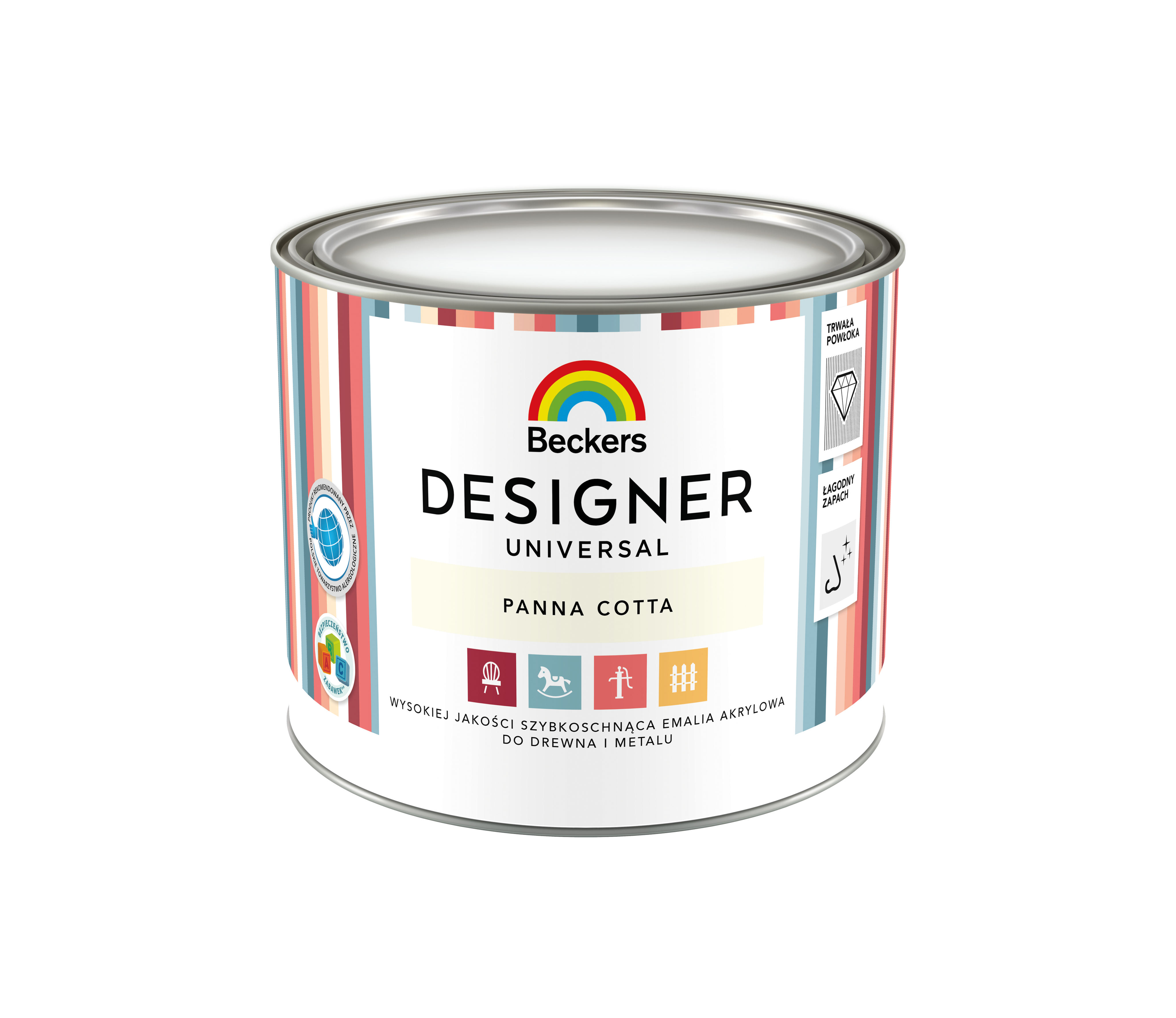 Emalia DESIGNER UNIVERSAL 0.5 l Panna cotta BECKERS