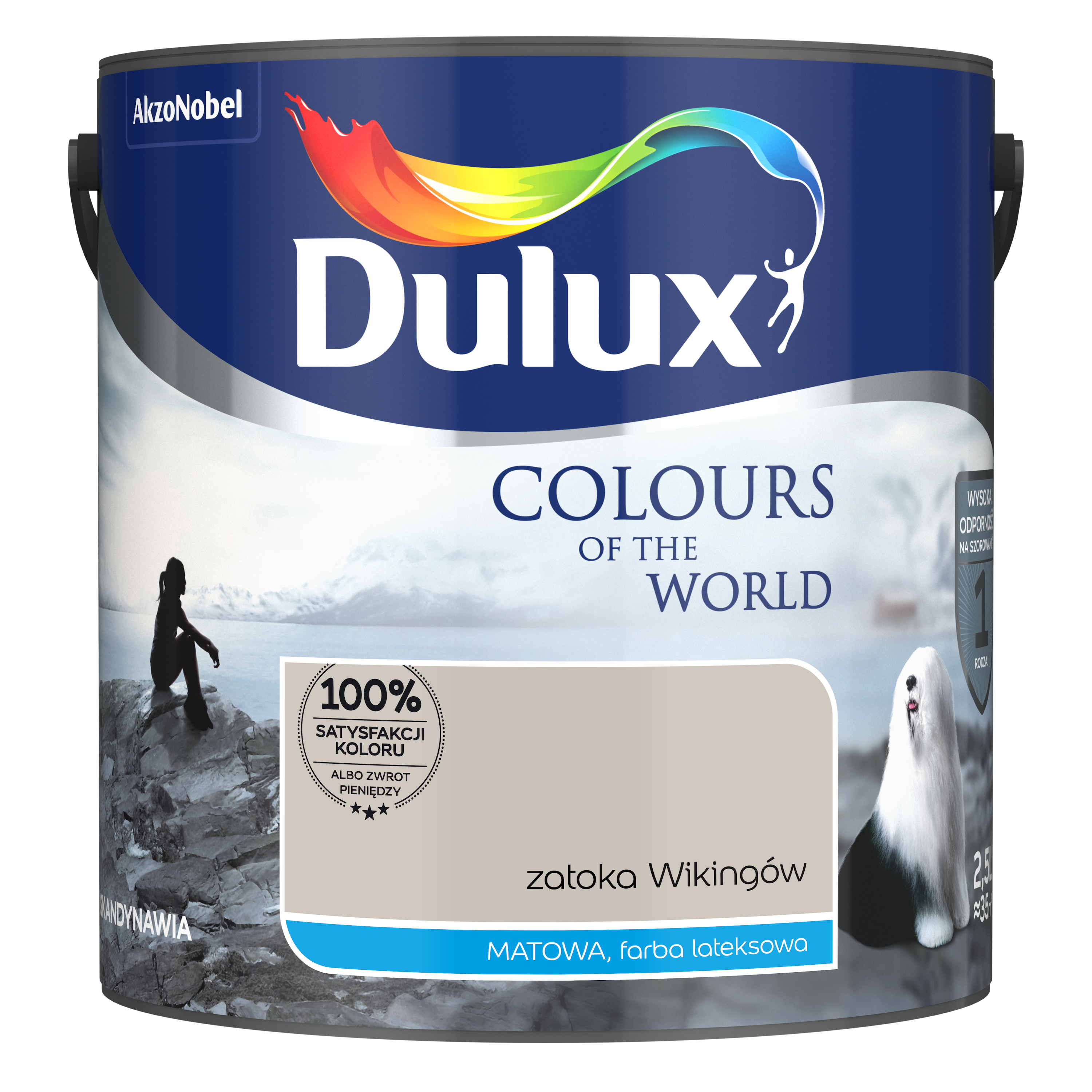 Farba Dulux Kolory świata Zatoka Wikingów 2.5 l
