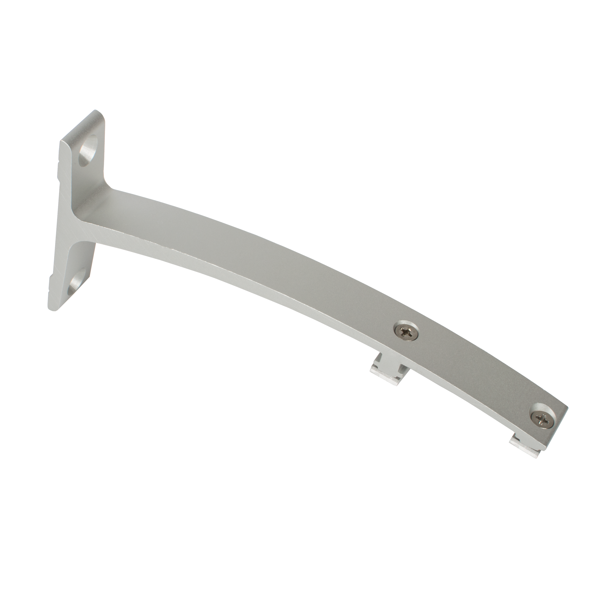 Wspornik podwójny do profilu aluminiowego 18 cm srebrny