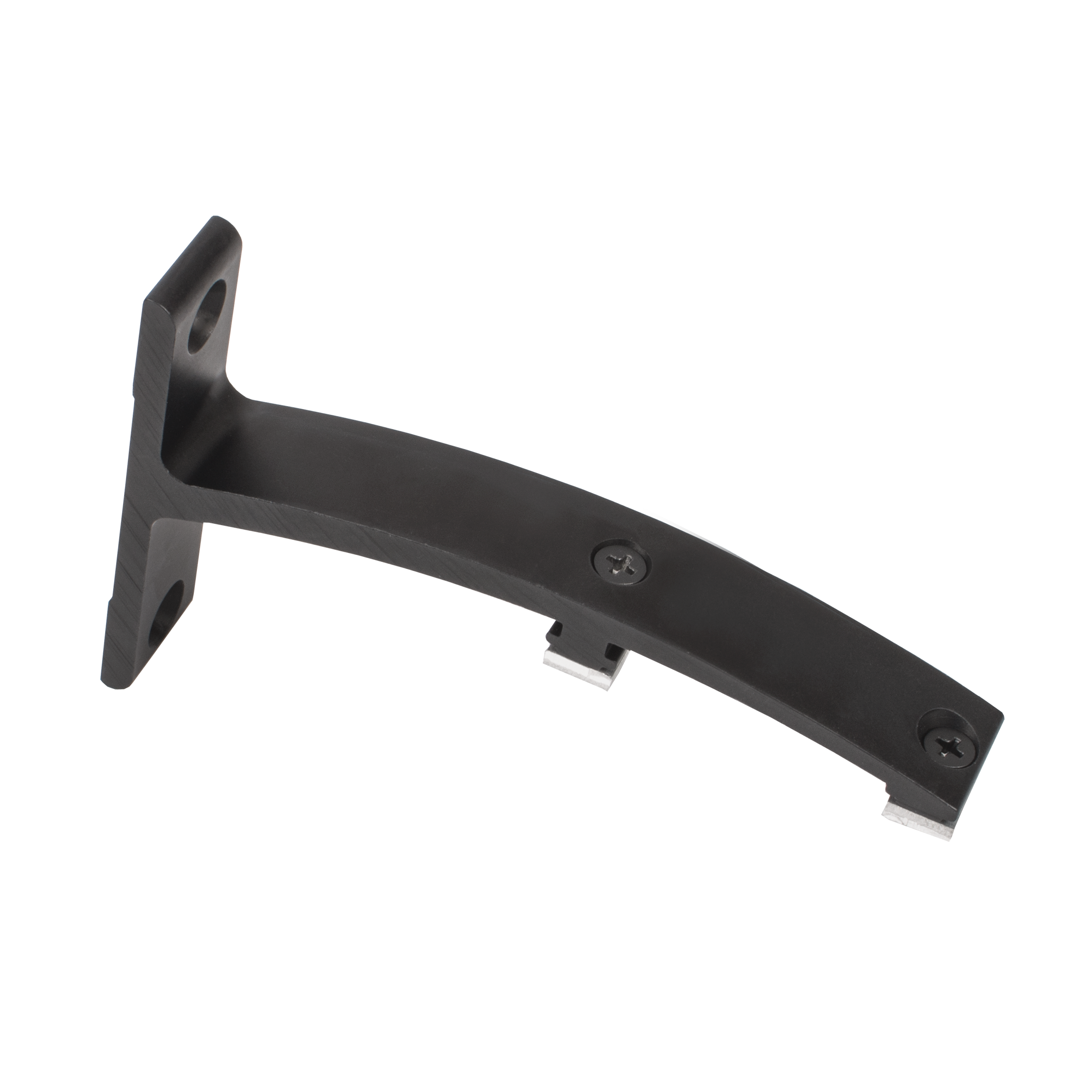 Wspornik podwójny do profilu aluminiowego 12 cm czarny