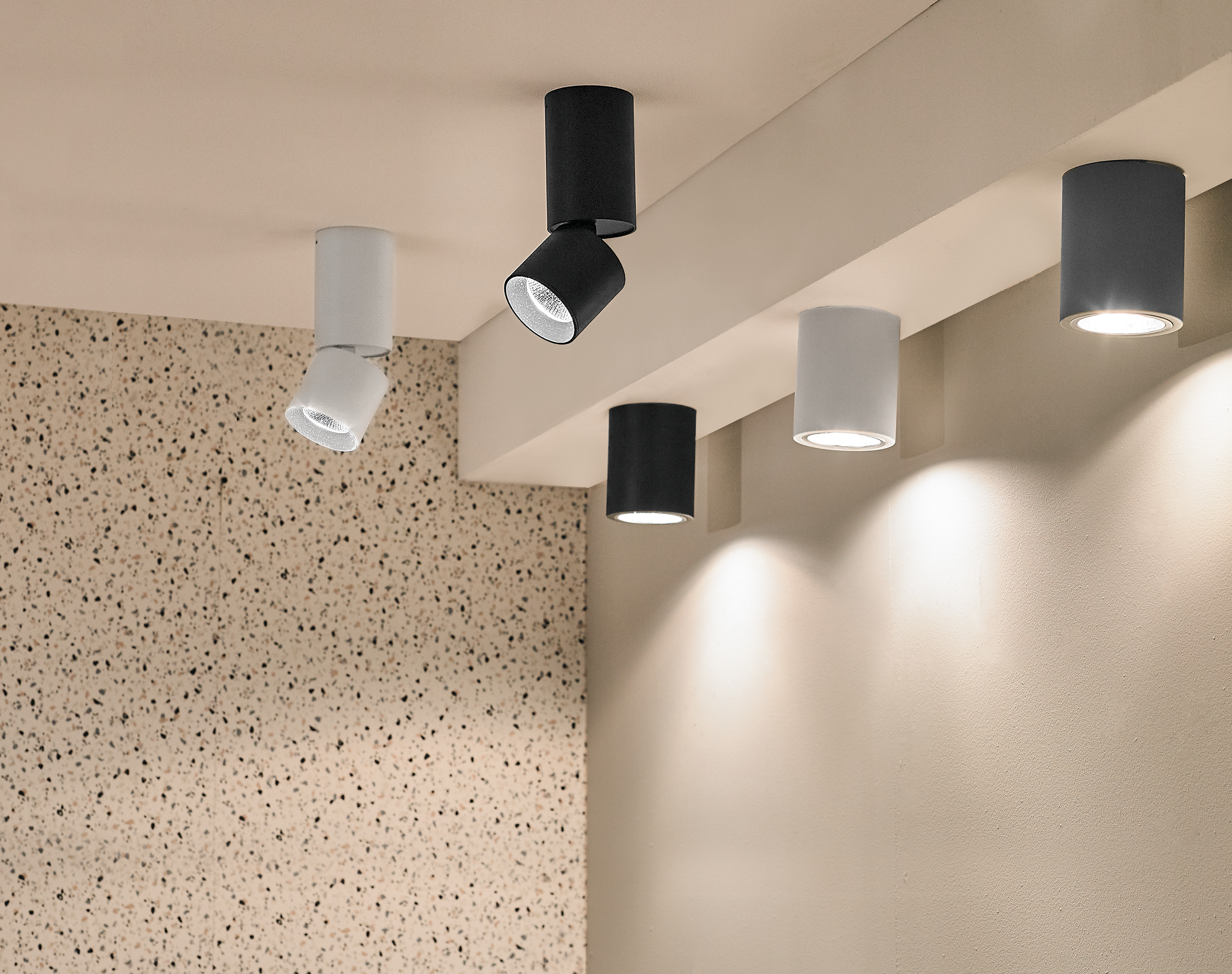 Oprawa stropowa natynkowa JUPITER śr. 10 cm biała E27 POLUX - 4