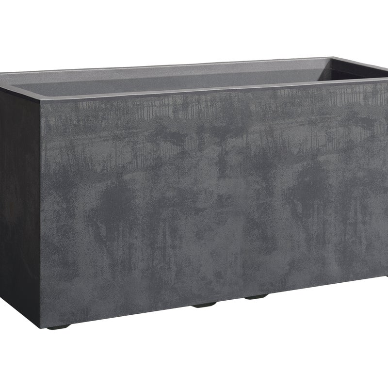 Donica duża ze zbiornikiem Cass 59x25 cm antracyt Deroma