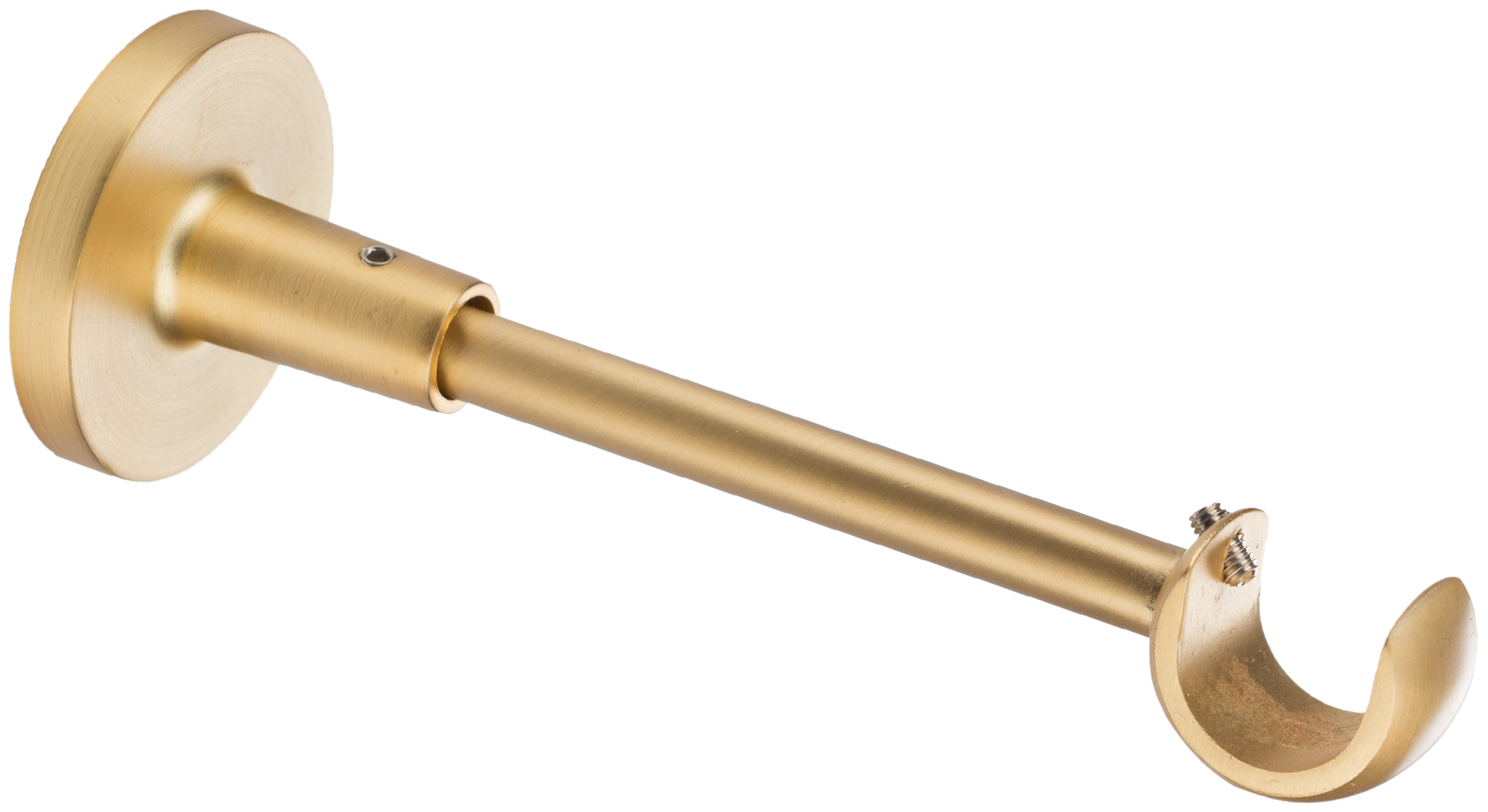 Wspornik do karnisza 19 mm pojedynczy mosiądz mat 150 mm Inspire