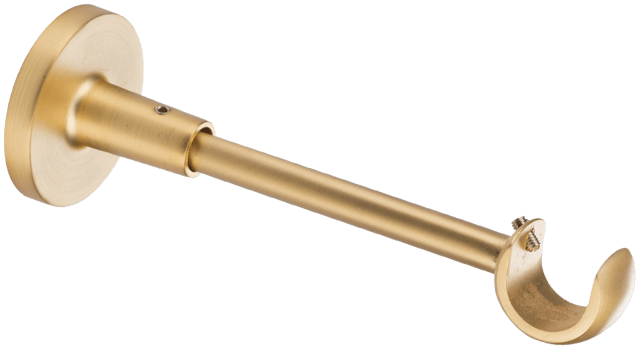 Wspornik do karnisza 19 mm pojedynczy mosiądz mat 150 mm Inspire