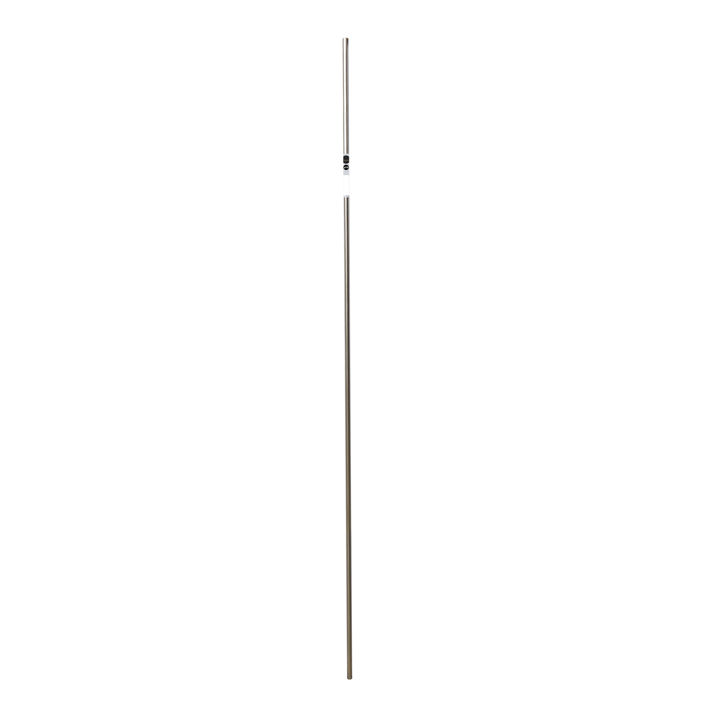 Drążek do karnisza 200 cm efekt stali 19 mm metalowy Inspire - 2