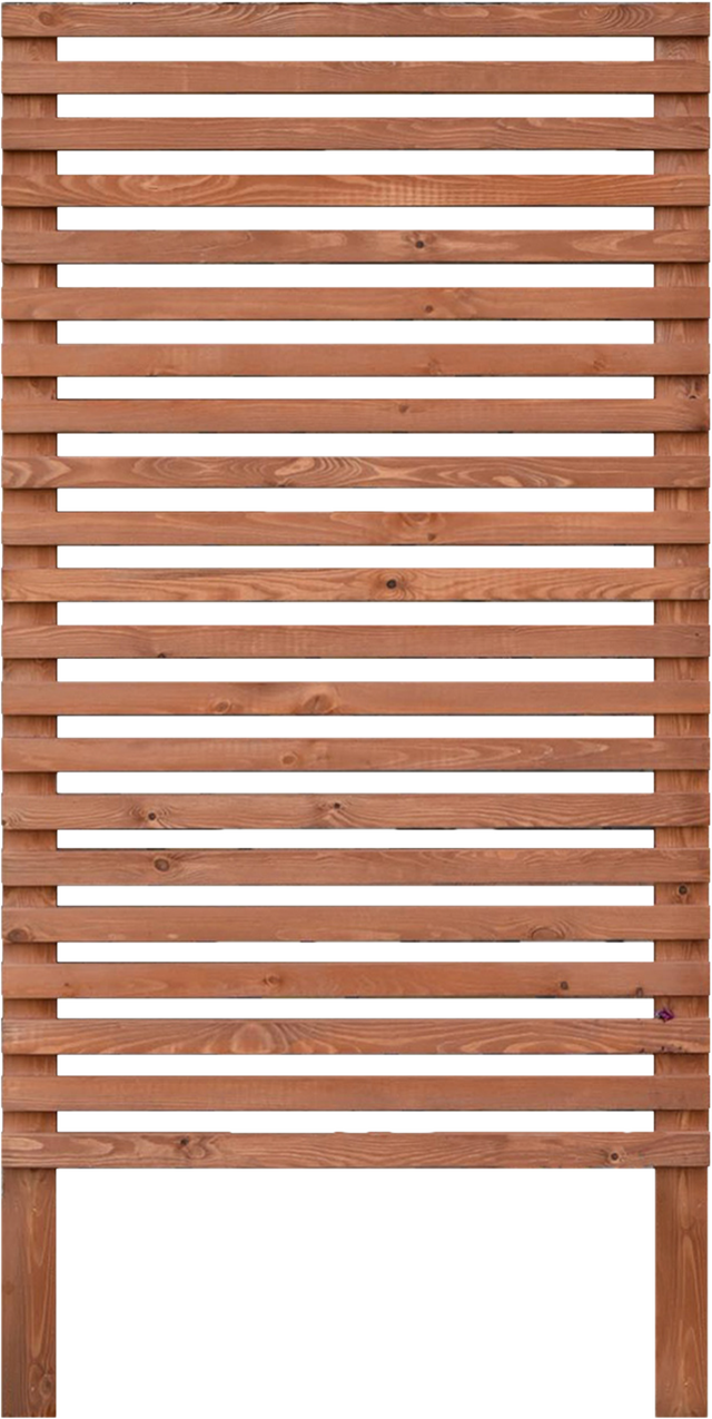 Płot kratkowy Goteborg 90x180 cm drewniany wiśnia Werth-Holz
