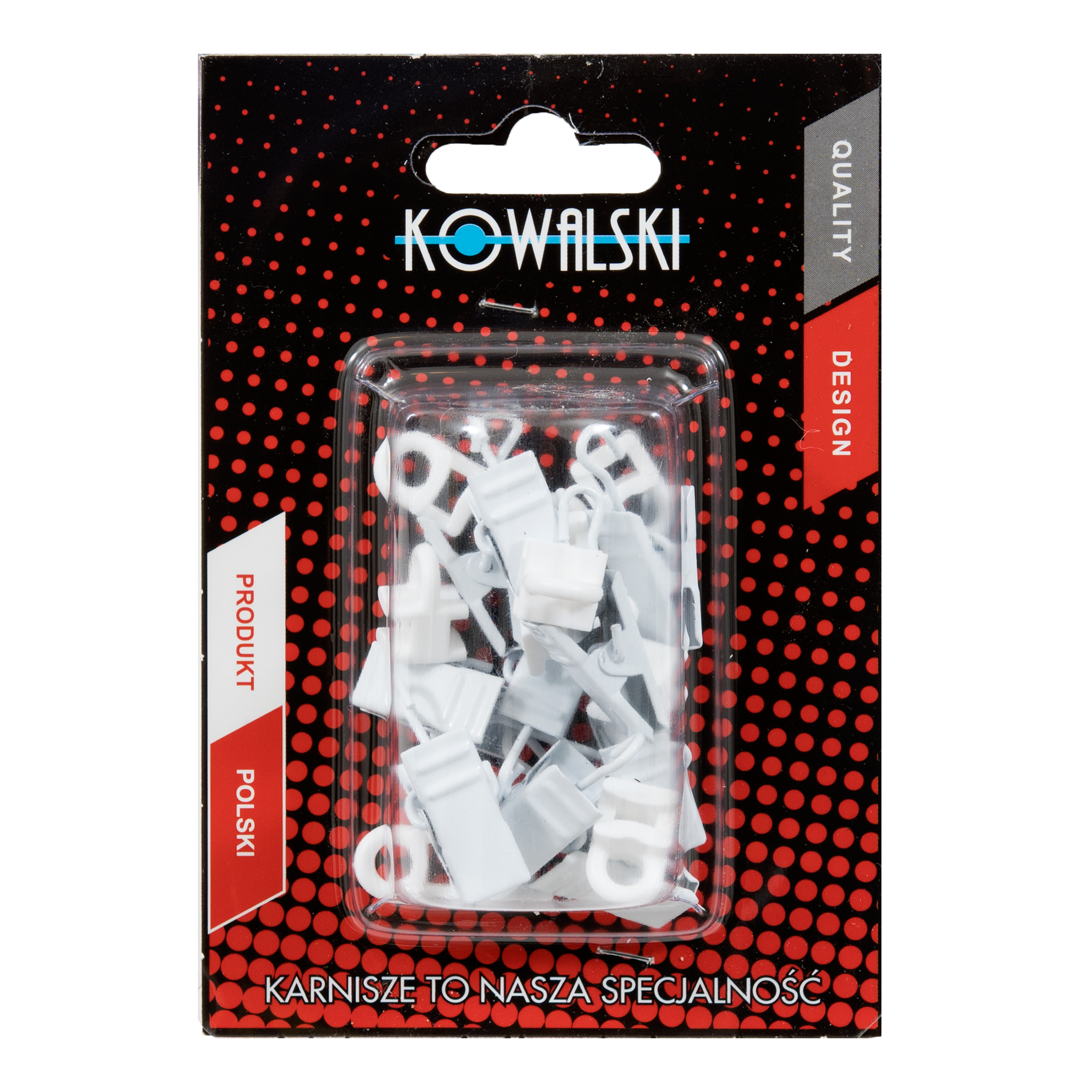 Żabki ze ślizgiem do profilu aluminiowego 10 szt. białe - 7