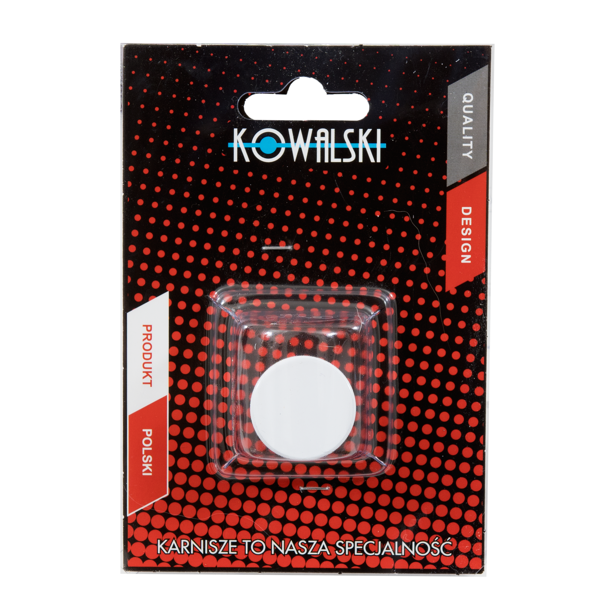 Końcówka do karnisza zaślepka biała 20 mm - 8