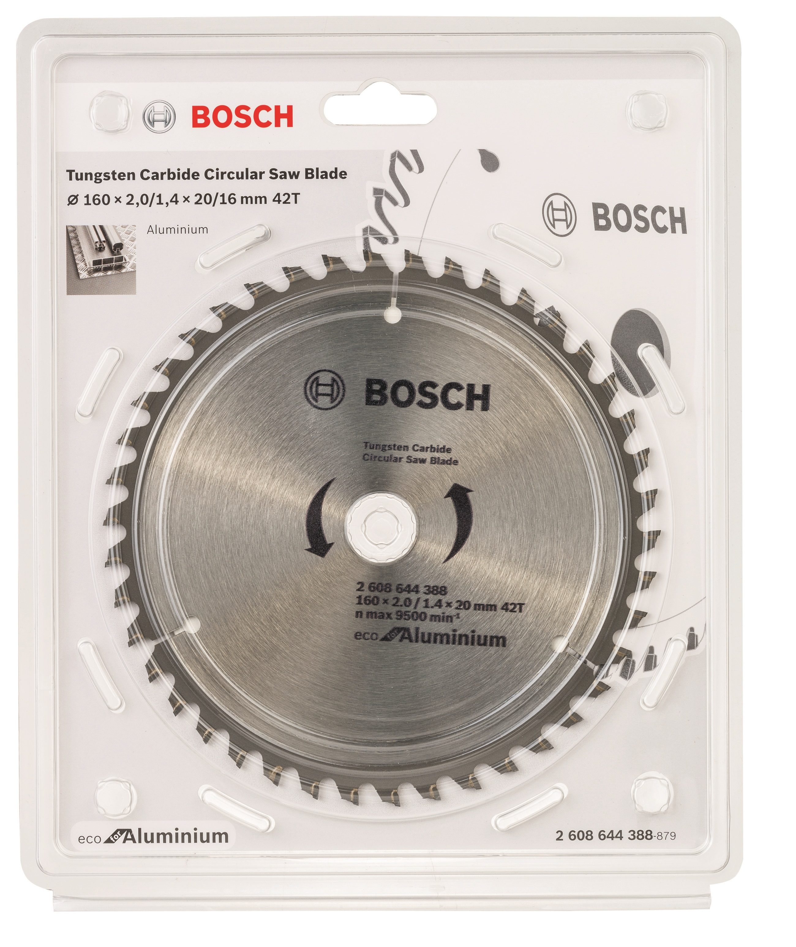 Tarcza do pilarki Eco for Aluminium śr. 160.0 mm 42T BOSCH - 2