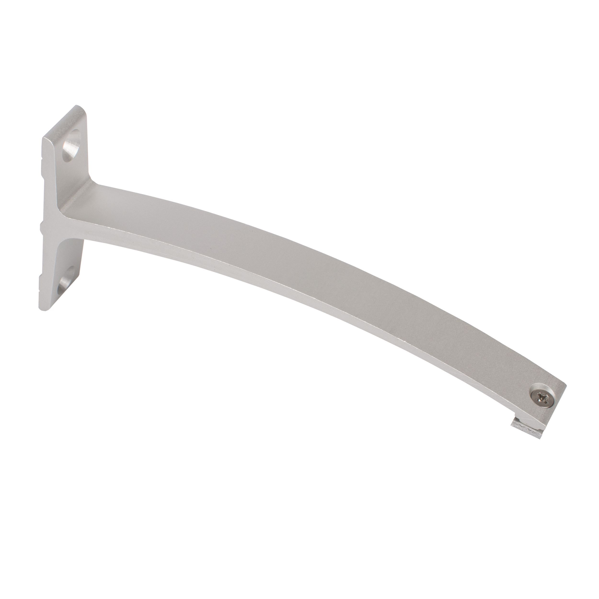 Wspornik pojedynczy do profilu aluminiowego 18 cm srebrny