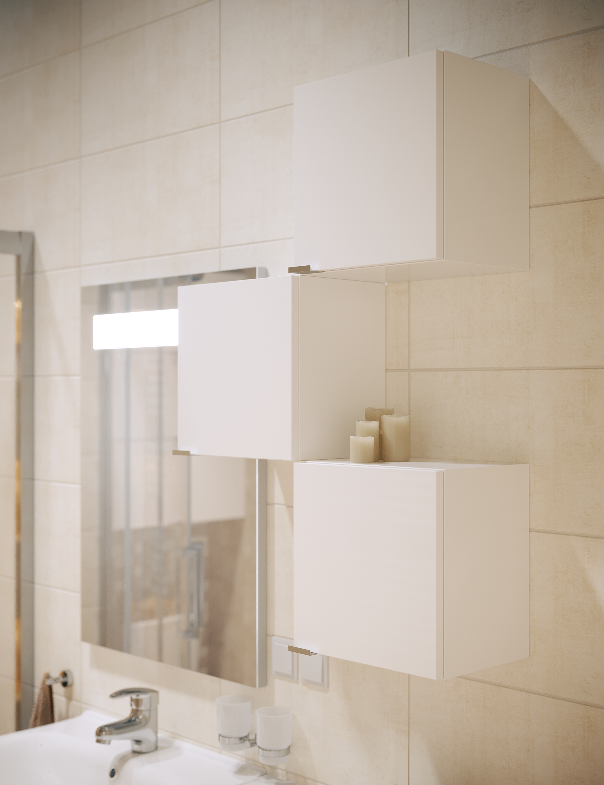 Bateria umywalkowa chrom K/aut Inari Sensea - 8