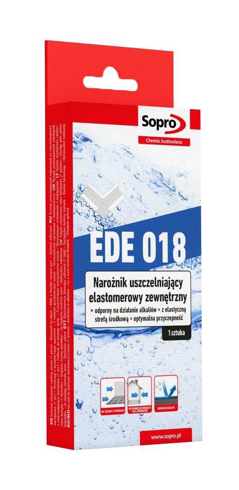 Narożnik uszczelniający zewnątrzny EDE 018 Sopro - 2