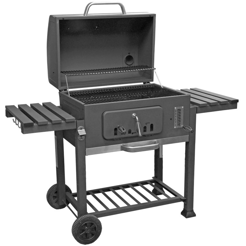 Grill węglowy XXL Angular z żeliwnym rusztem Activa