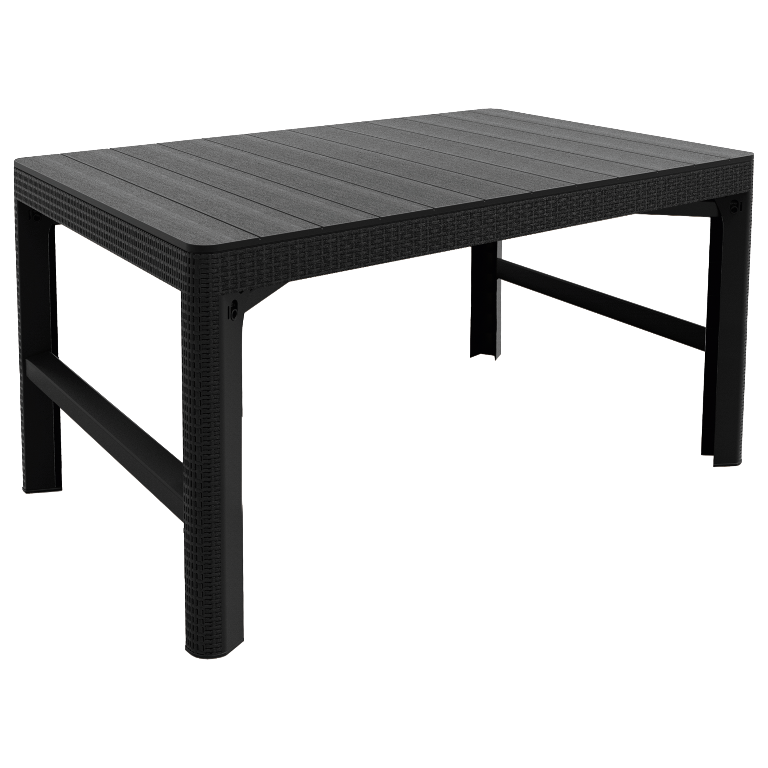 Stół ogrodowy Lyon 71x116 cm antracytowy Keter