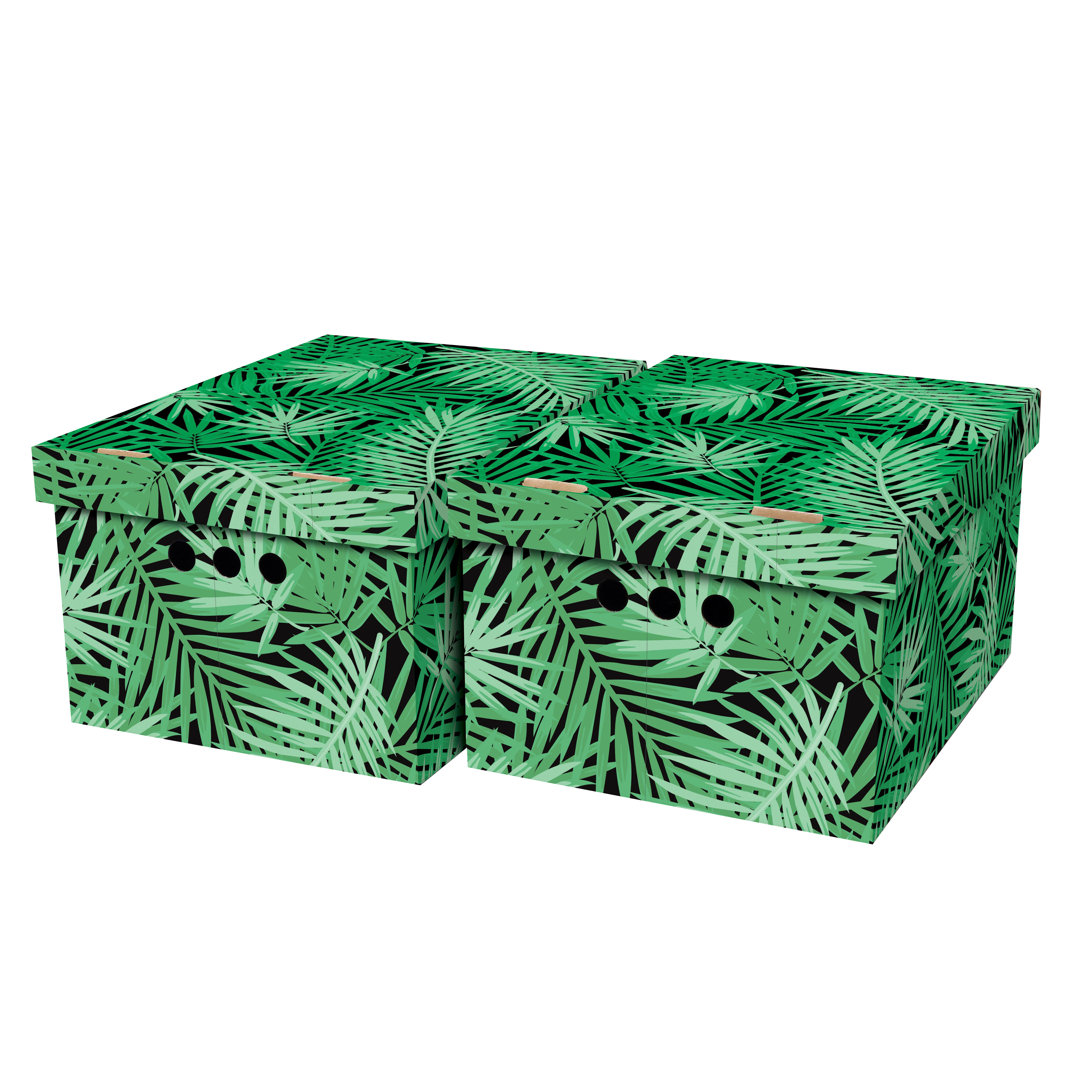 Zestaw pudeł A4 tropikalna zieleń 33 x 25 x 18 cm 2 szt. Global Pak