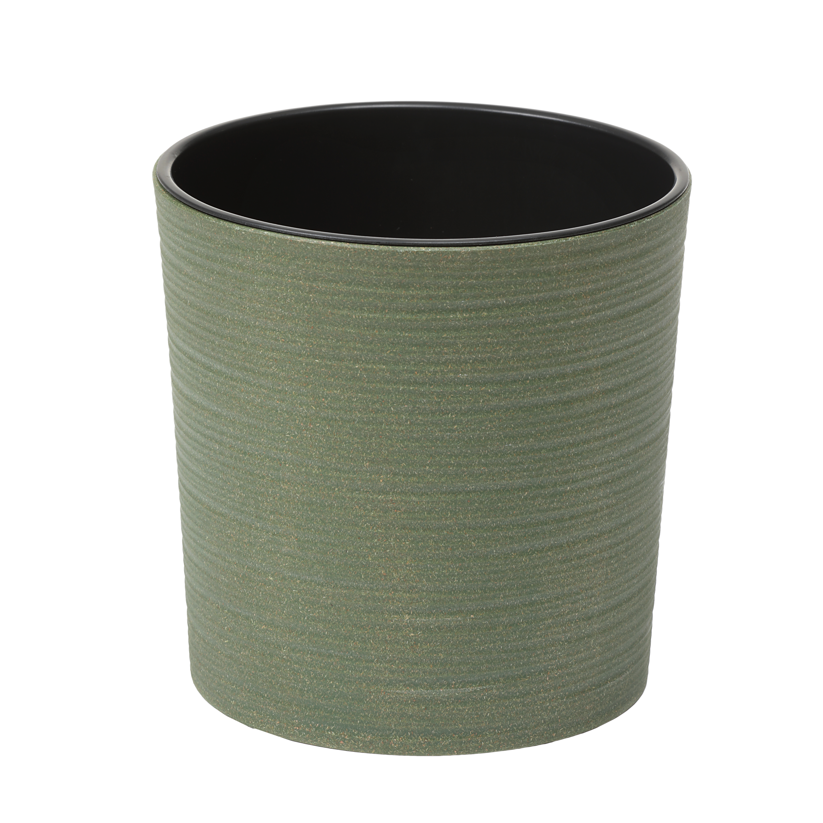 Donica plastikowa Malwa śr.25 cm zielona Lamela