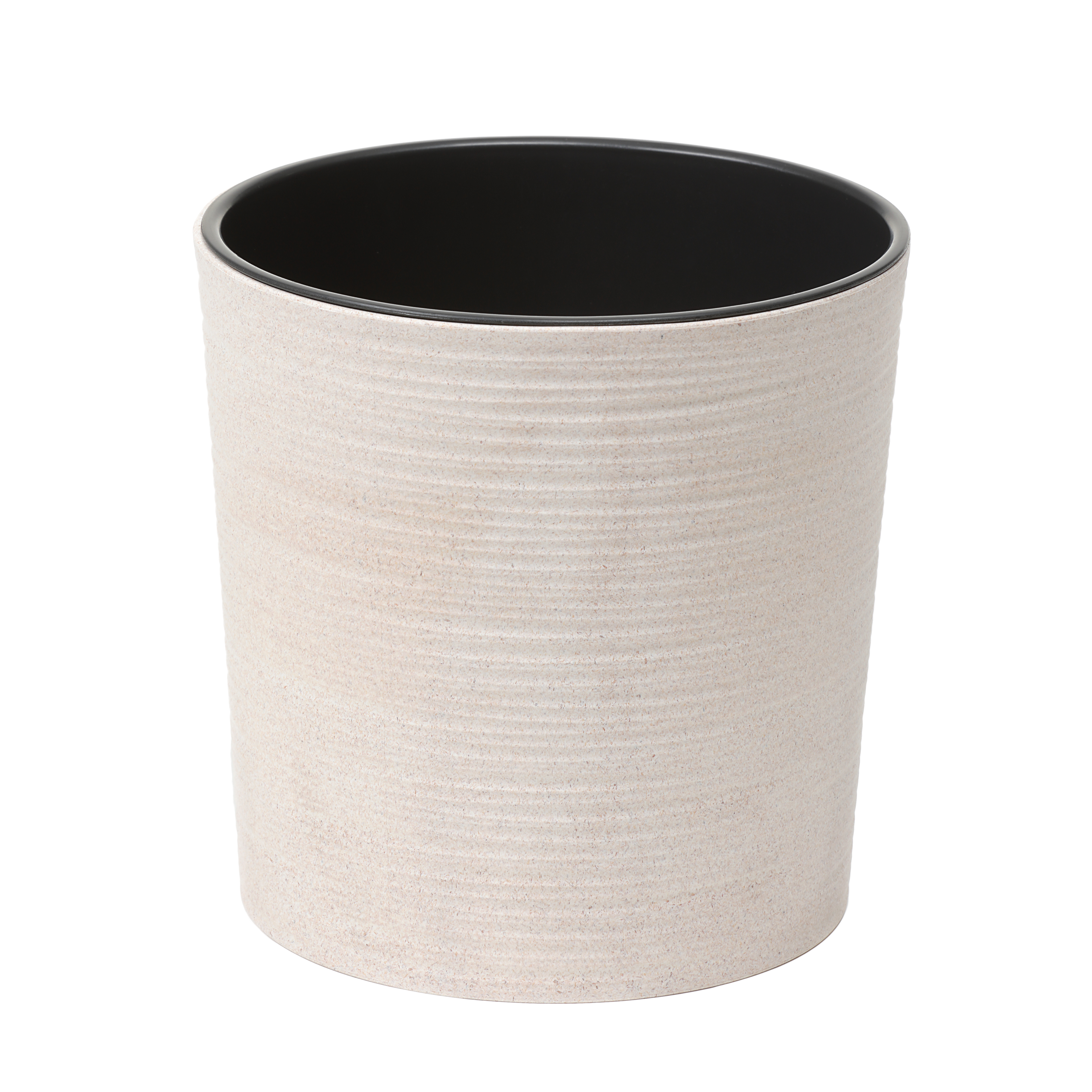 Donica plastikowa Malwa śr.25 cm biała Lamela