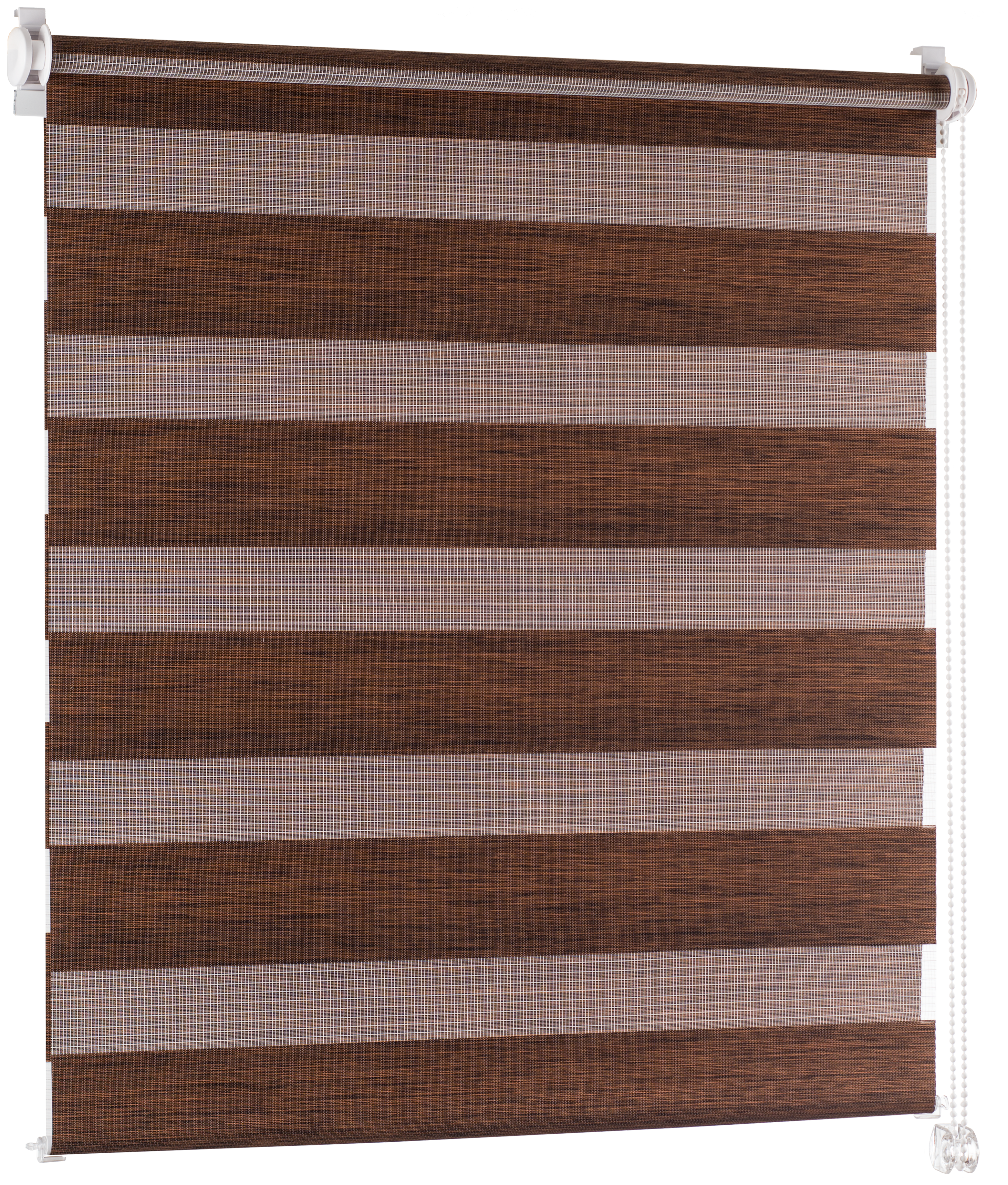Roleta dzień noc Premium Vera 115 x 140 cm brązowa