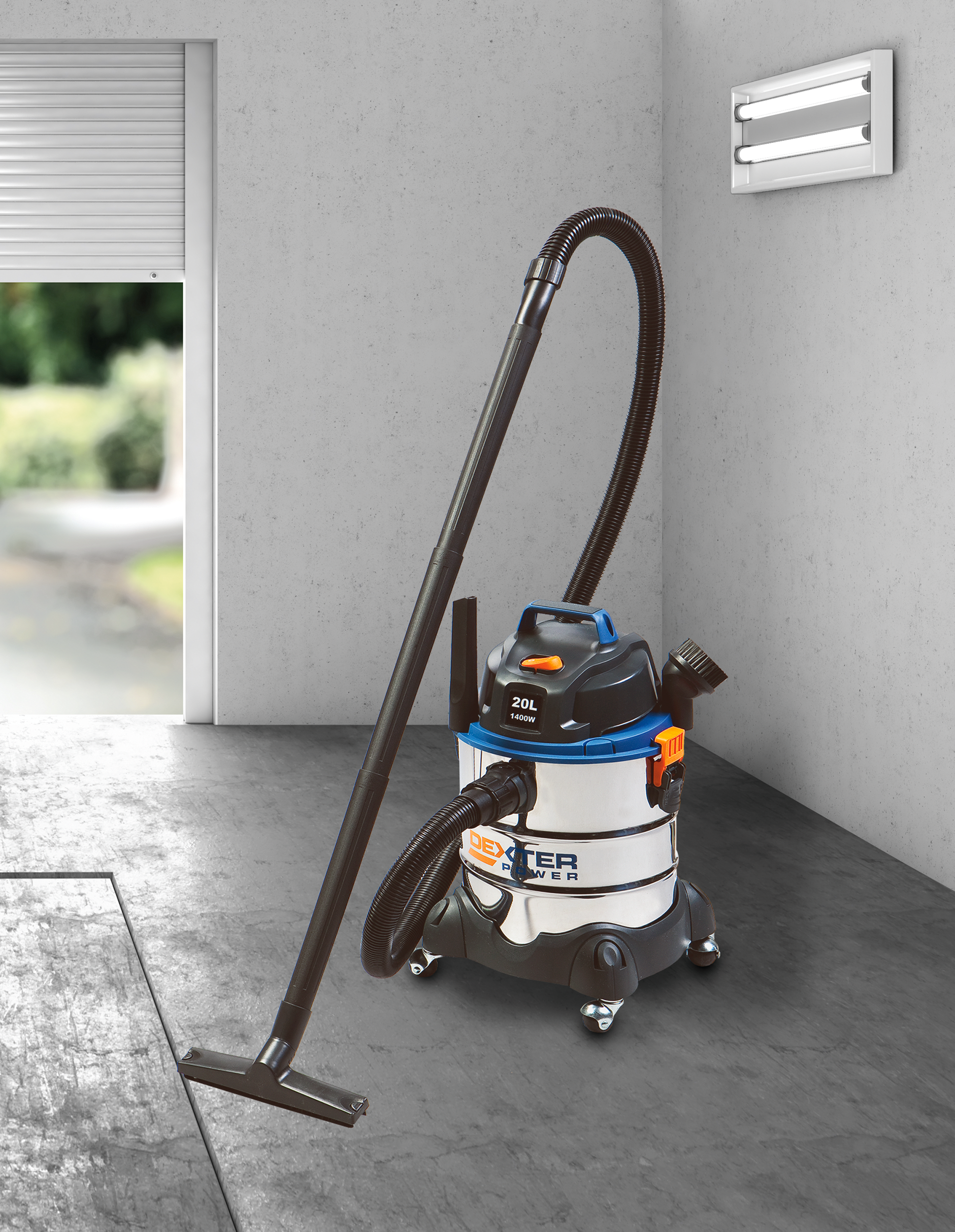 Odkurzacz warsztatowy DEXTER Power VOD1530SWC 30 l 1500W - 4